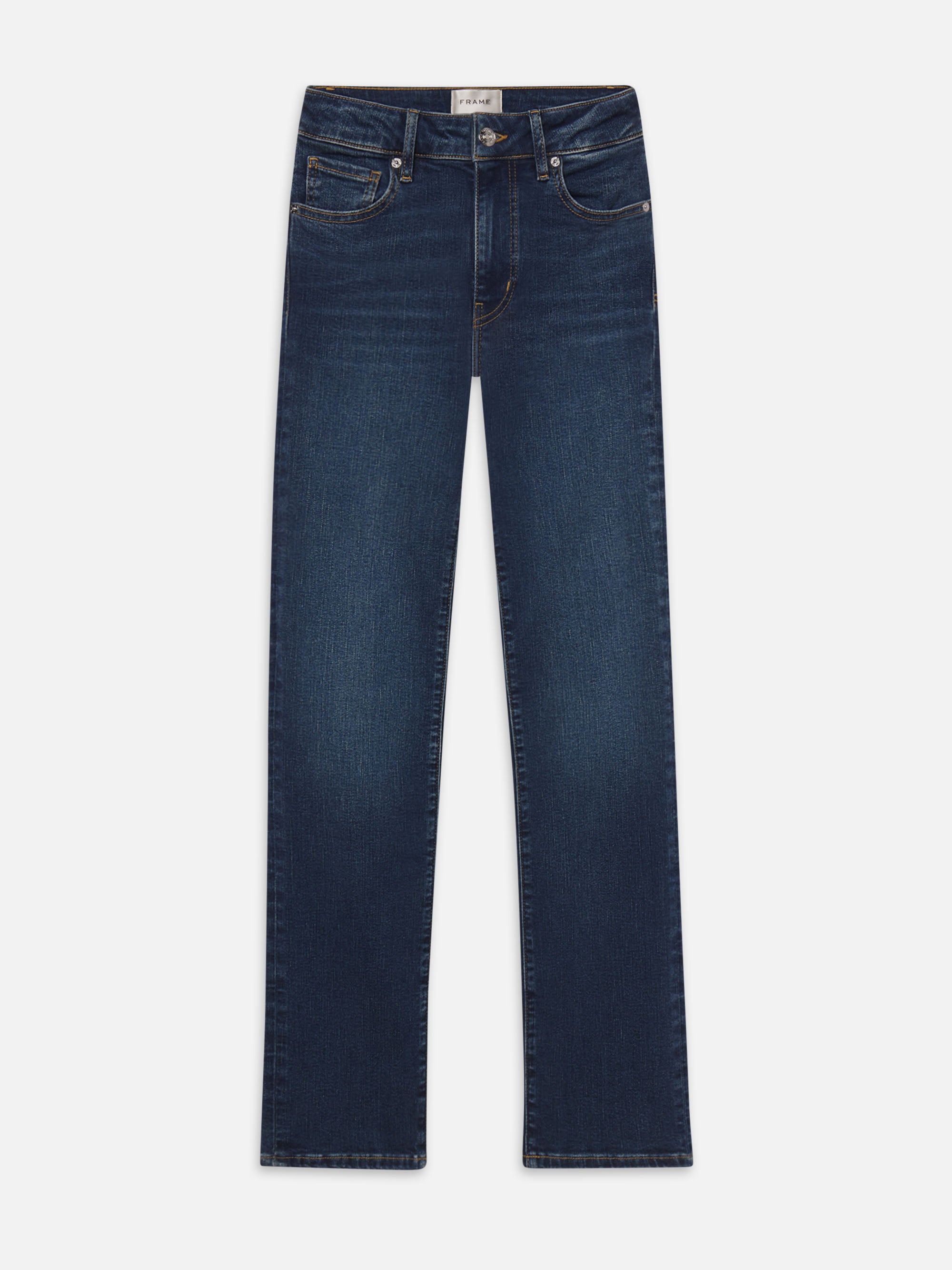 Frame Le Sleek Straight Jeans In Blue