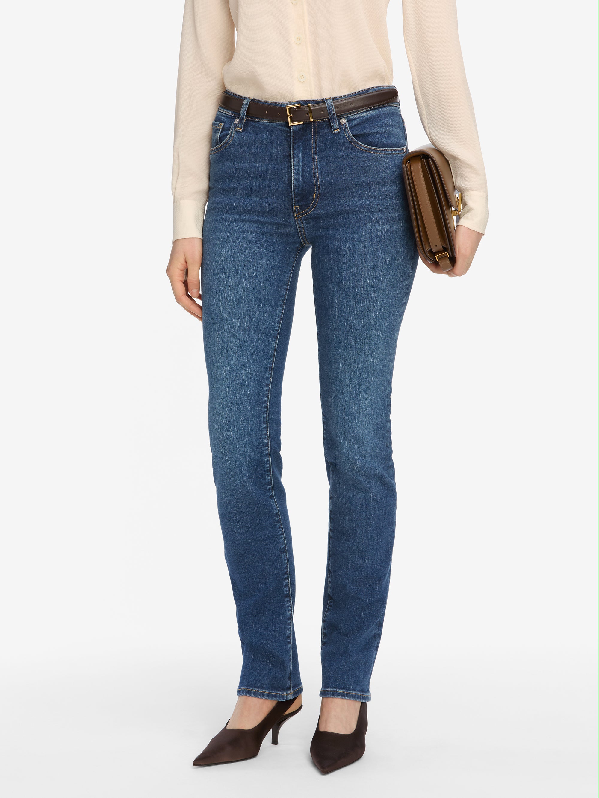 ふ*ふ様 Ch!iii Midlize Wide Denim36 Mid Rise Boyfriend Women's Jeans - Tan | Levi's® US