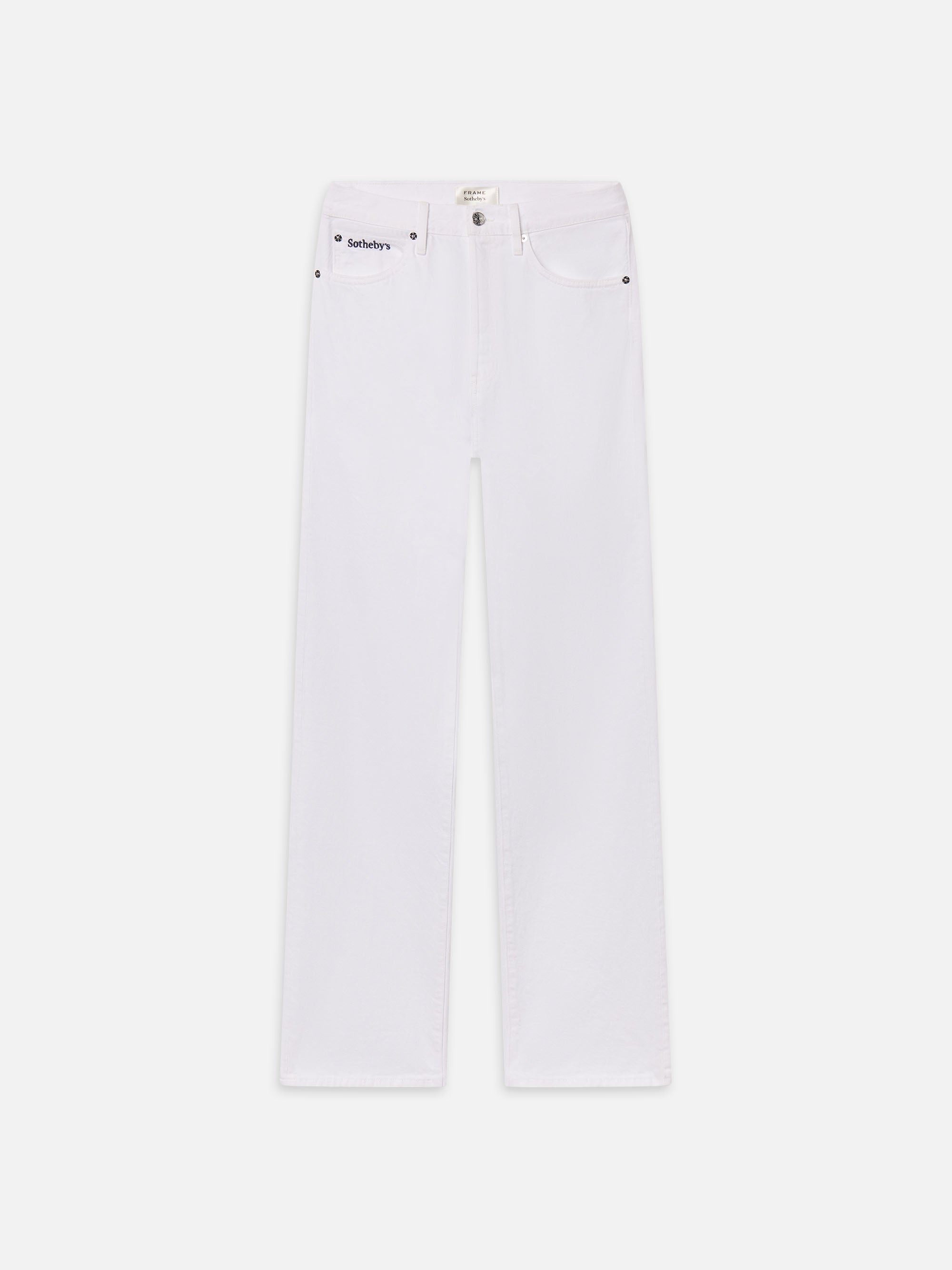 Frame The Reboot Crop Bootcut Jeans In White