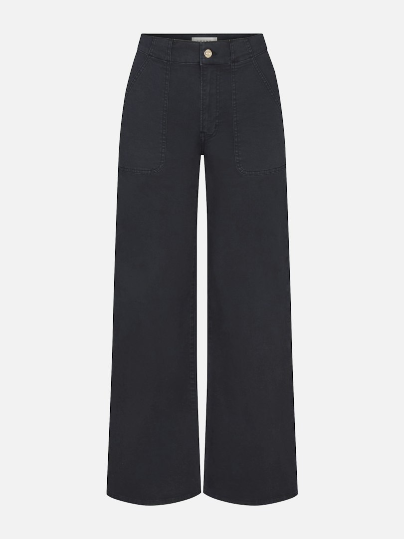 FRAME Women's Modern Pocket Pants Jeans Navy Denim Size 31
