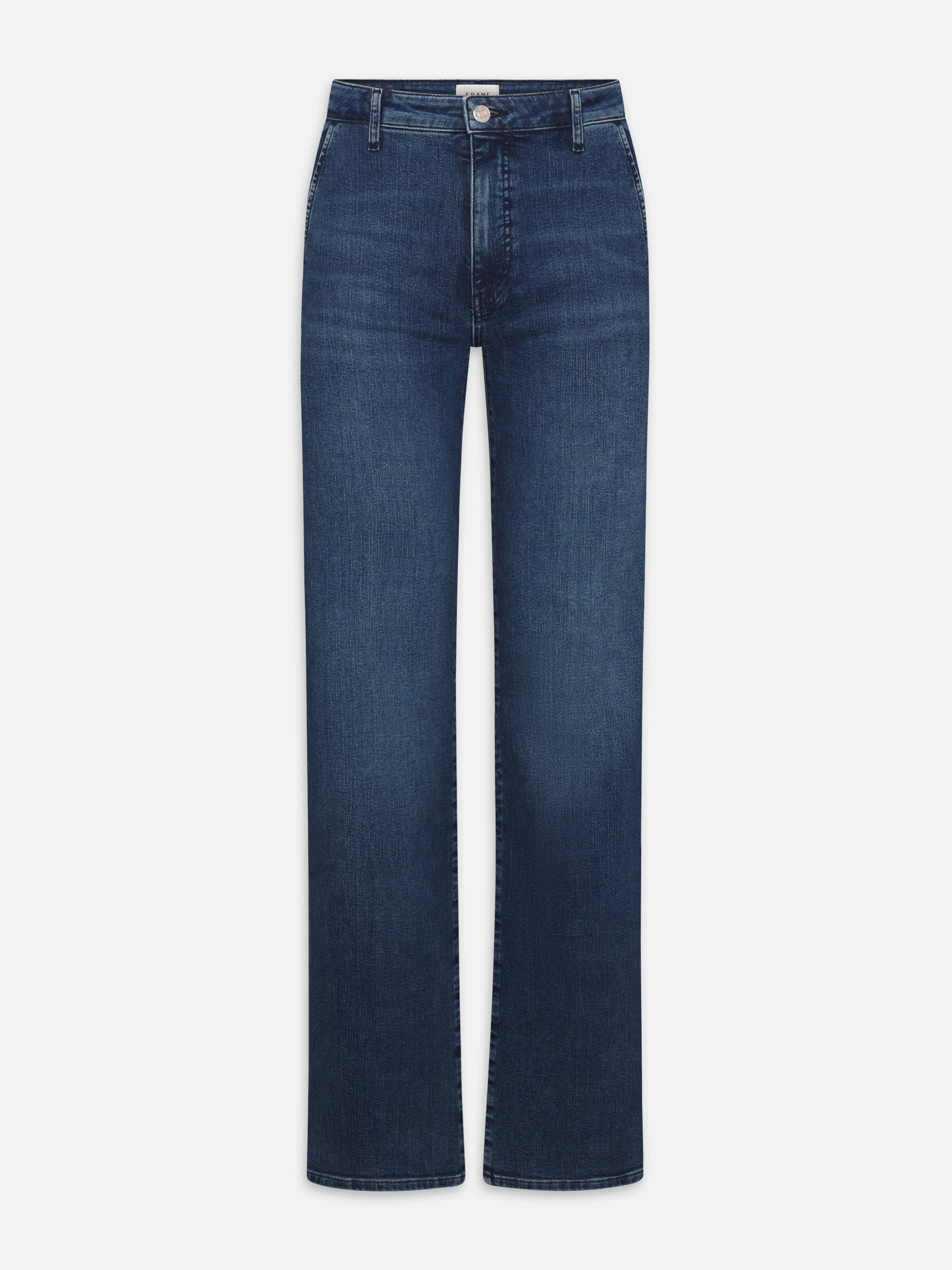 Frame The Straight Trouser Jeans In Blue