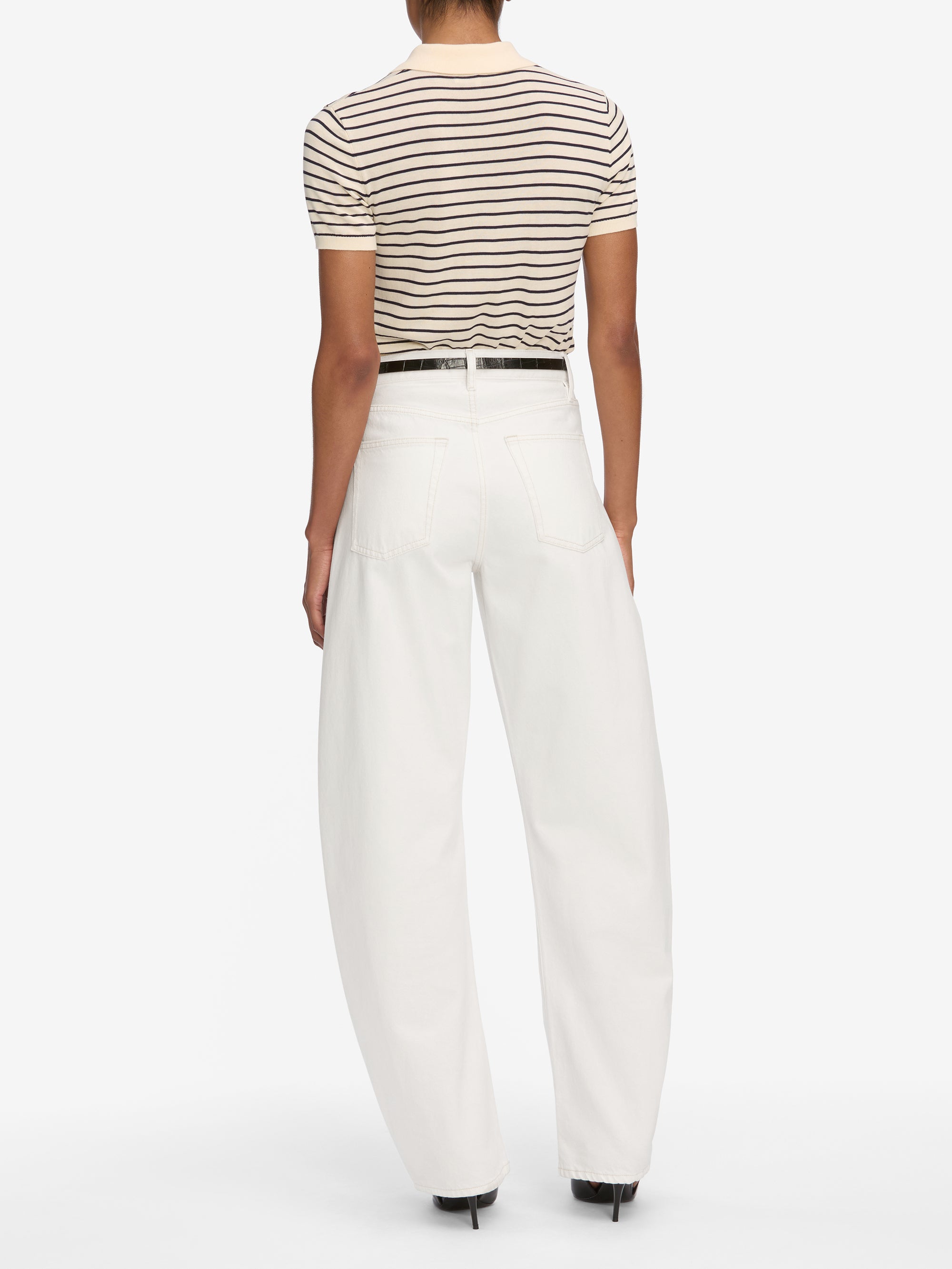 デニム・ジーパン FRAME Women Denim Pants LBLPL728 AUCL White THE BUBBLE AU NATURAL CLEAN – FRAME