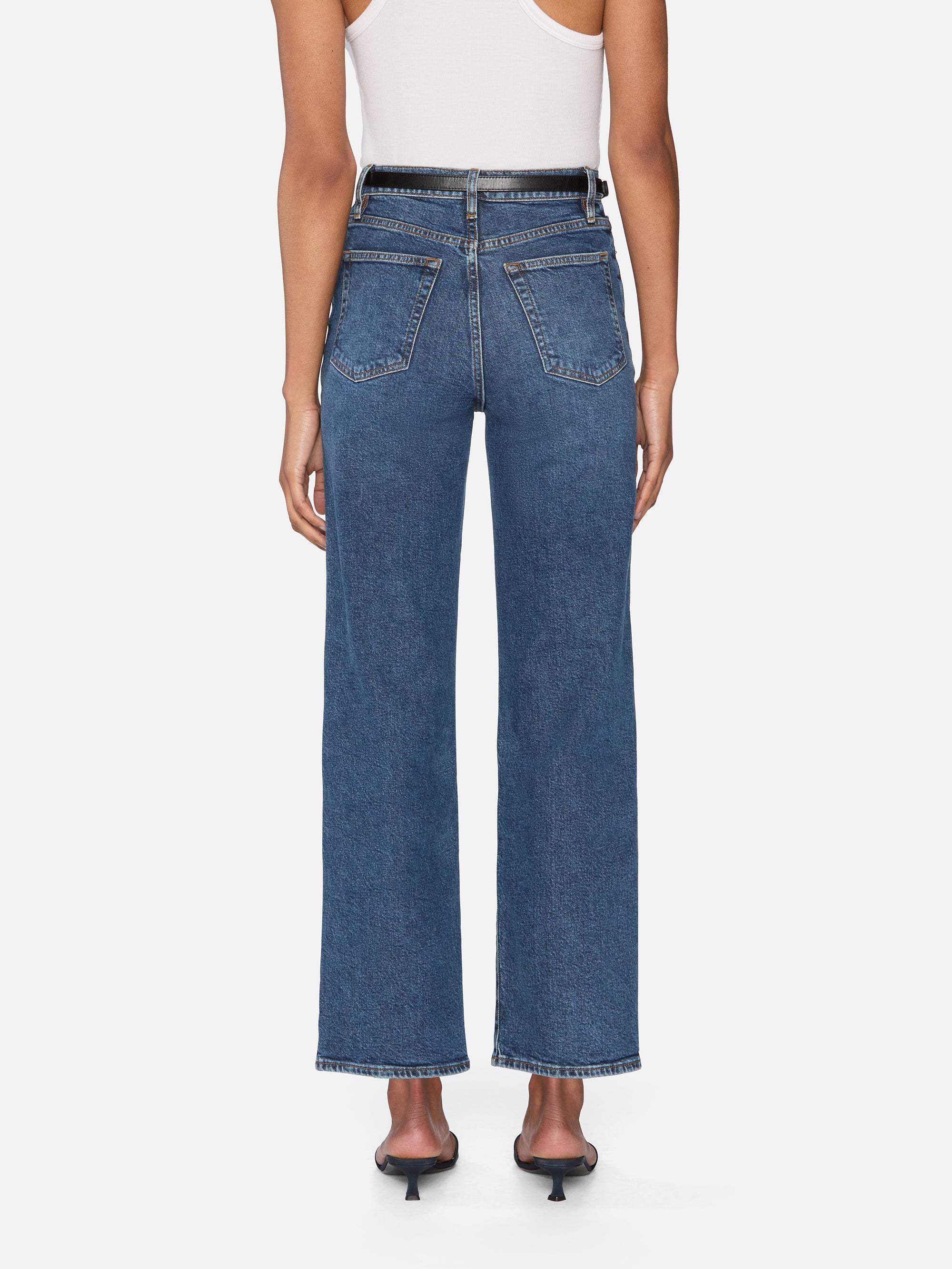 【AAKE】BEGIN WIDE DENIM Frame - Le Jane Wide Leg Denim in Ziggy – Blond Genius