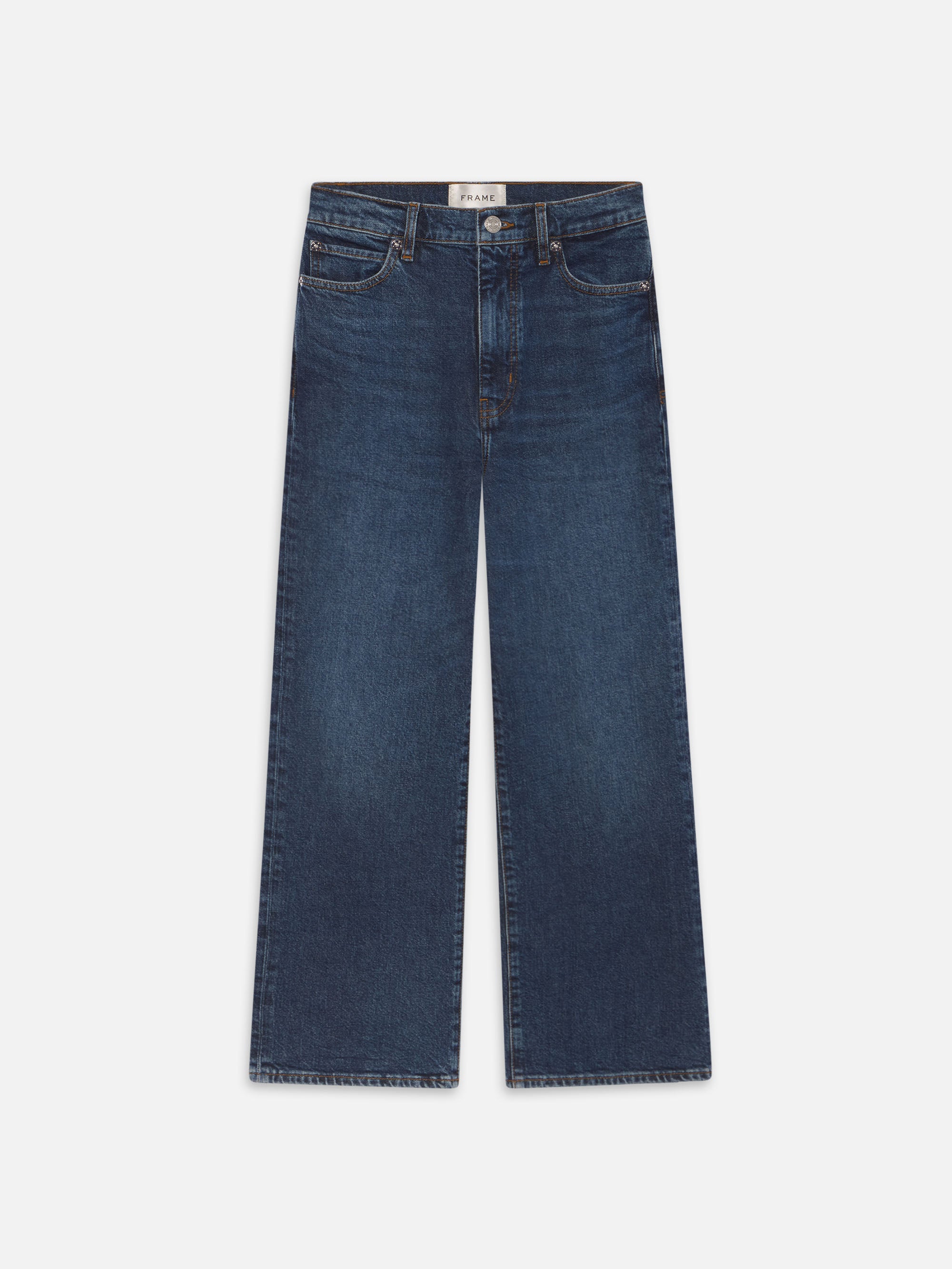 Frame Le Slim Palazzo Jeans In Blue