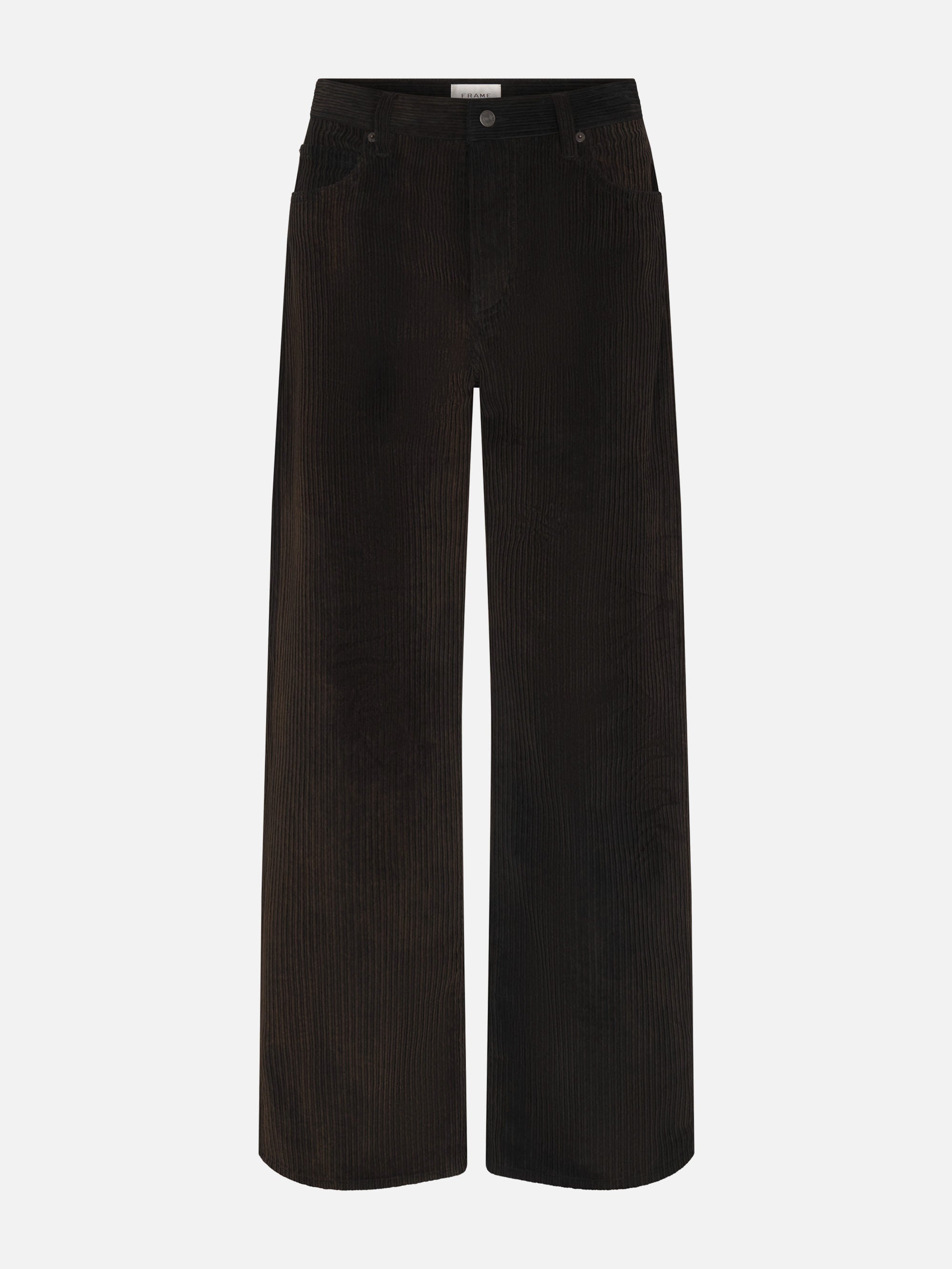 Frame Womens Black Le Slim Palazzo Long Five-pockets Wide-leg High-rise Stretch-denim Blend Jeans In Black