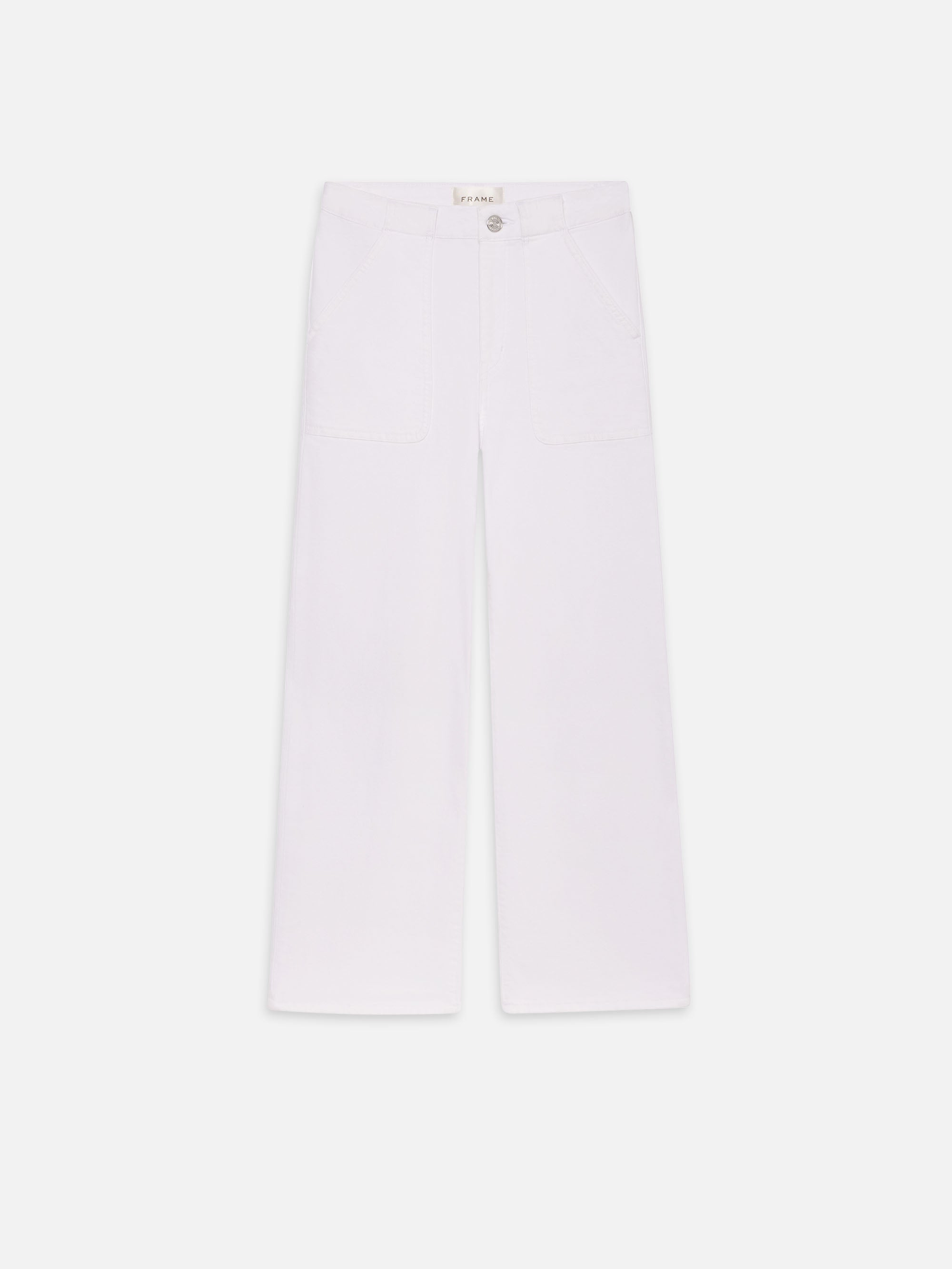 Frame Le Pixie Slim Palazzo Modernist Pocket Jeans