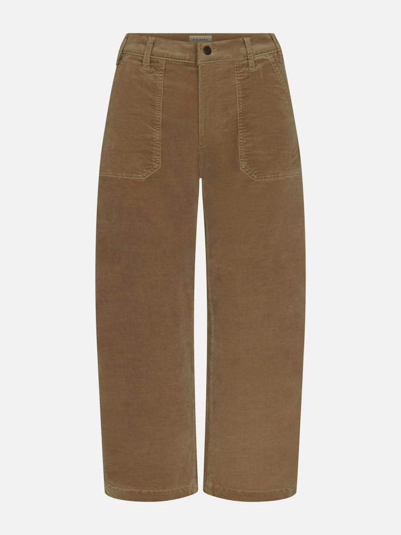FRAME Women's The Corduroy Ranger Pants Jeans Soft Taupe Cotton Size 32