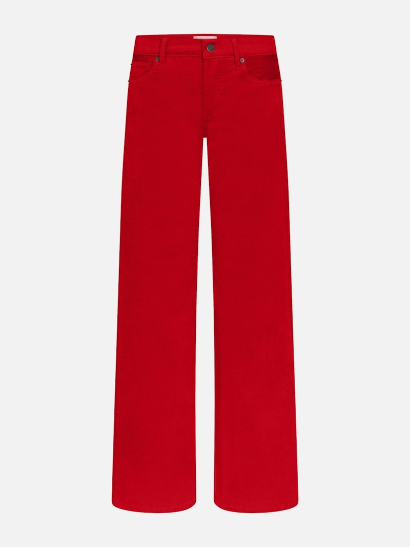 FRAME Women's The Corduroy Gray Pants Lipstick Cotton Size 25