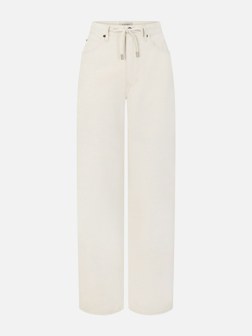 FRAME Women's The Off Duty Drawstring Bow Jeans Denim Size 31