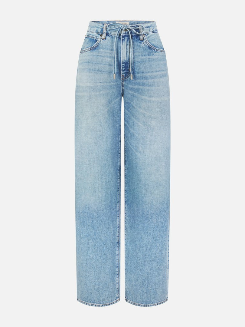 FRAME Women's The Off Duty Drawstring Bow Jeans Denim Size 27