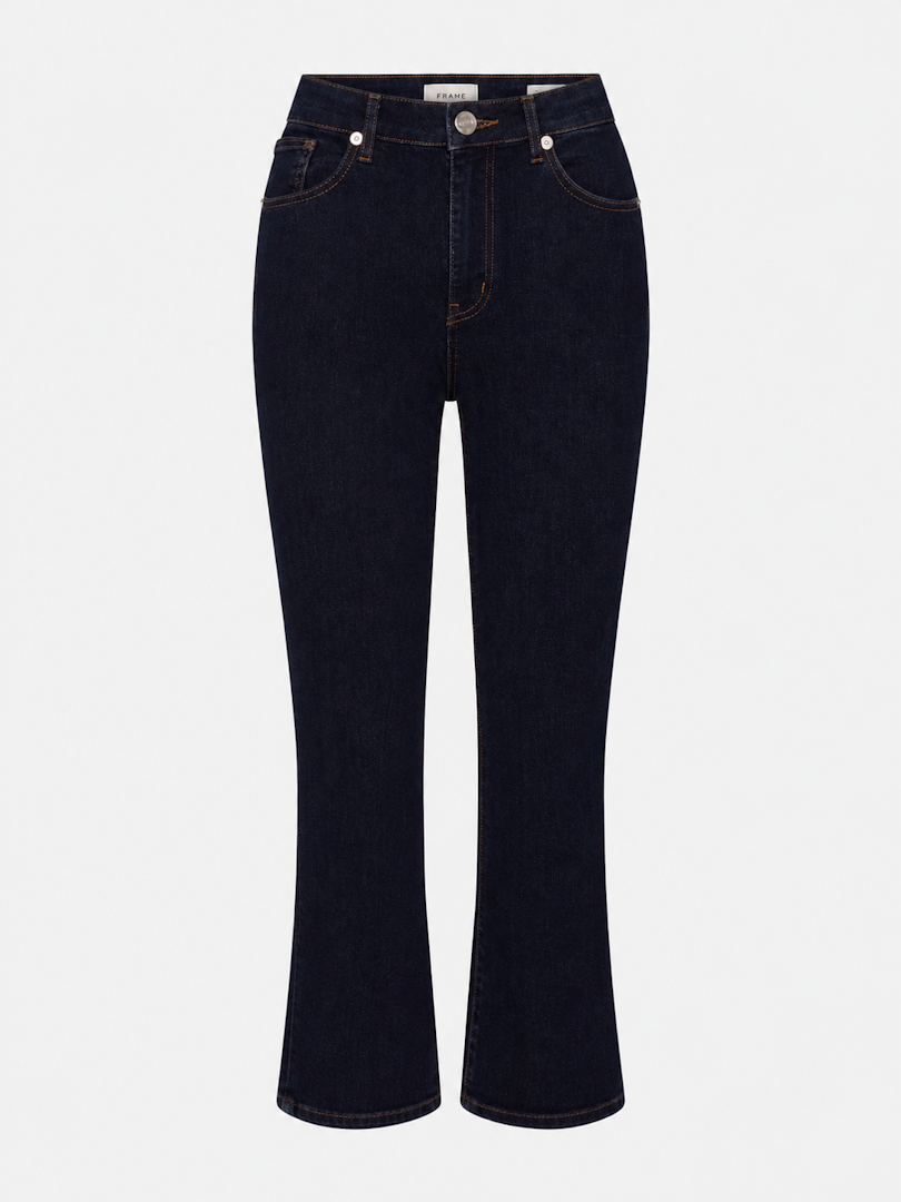 FRAME Women's The Reboot Crop Bootcut Jeans Denim Size 26