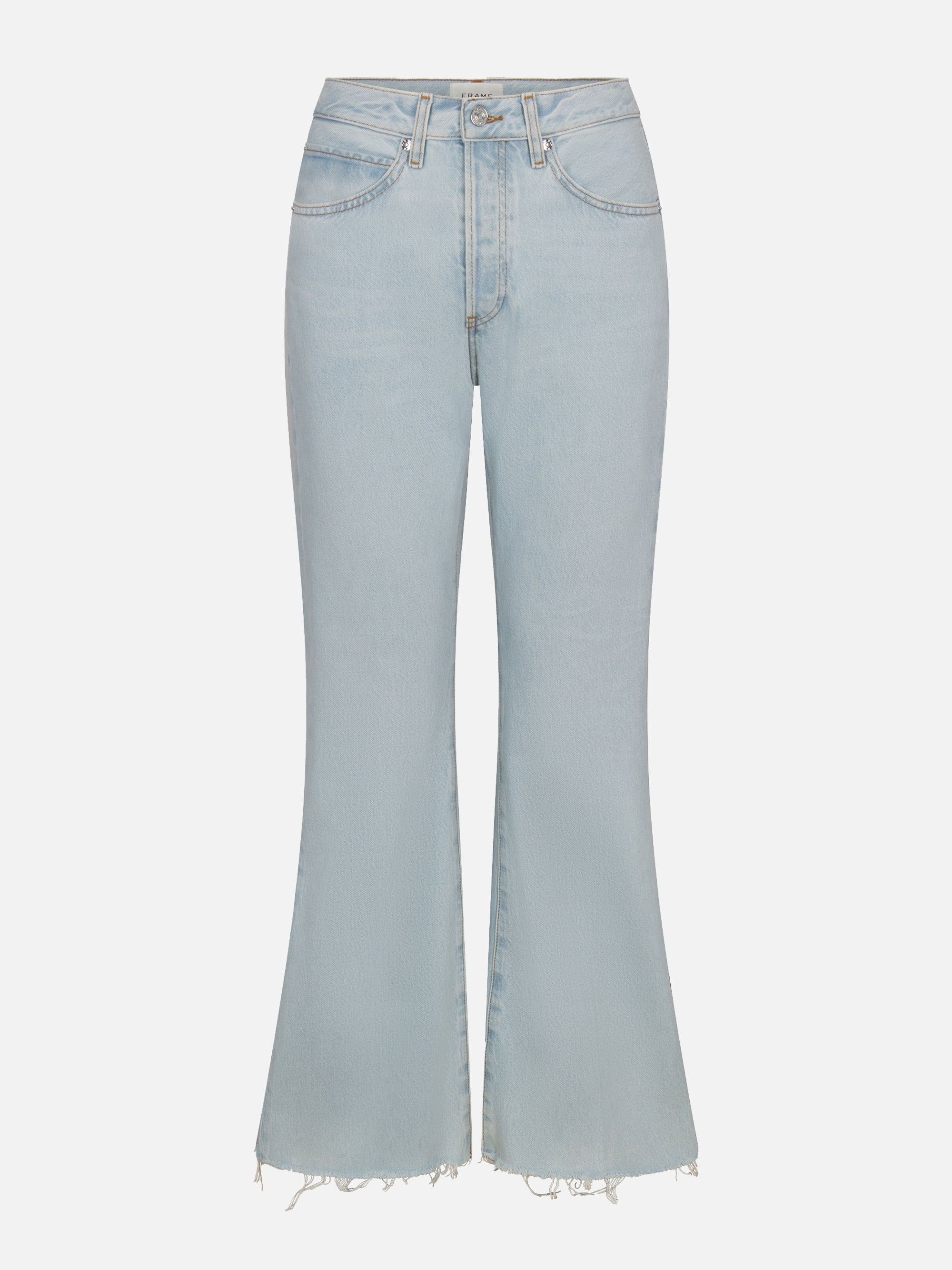 ボトムスその他 Frame Light blue washed-effect jeans Women's Light Wash Denim – FRAME