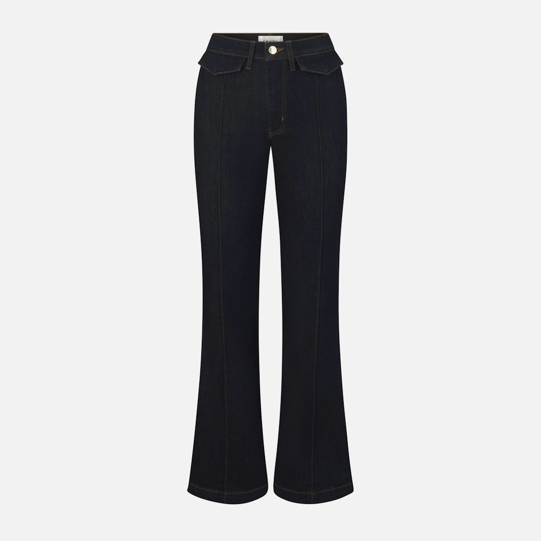 FRAME Women's The Icon Trouser Pants Jeans Rinse Denim Size 30