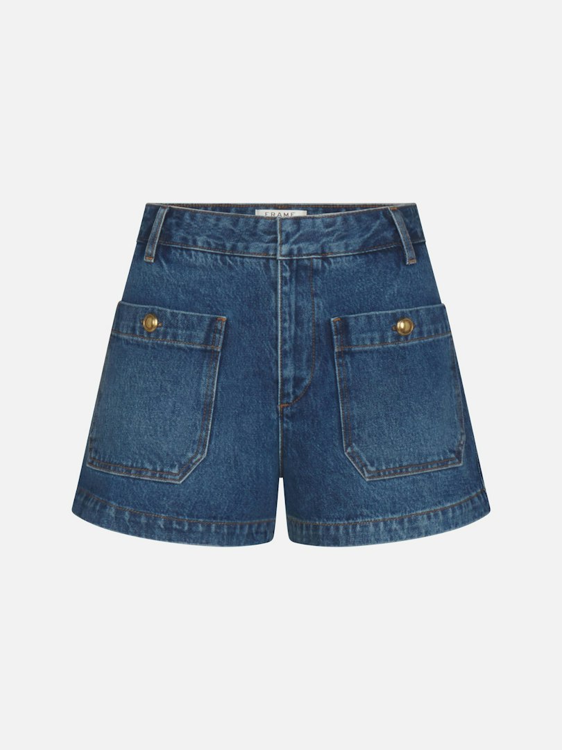 FRAME Women's The Cruise Shorts Denim Size 31
