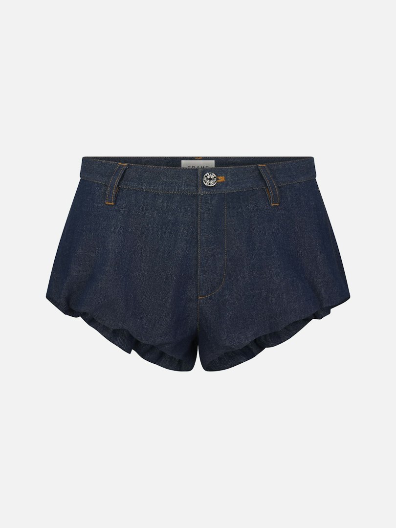 FRAME Women's The Shell Shorts Puzzle Denim Size 25
