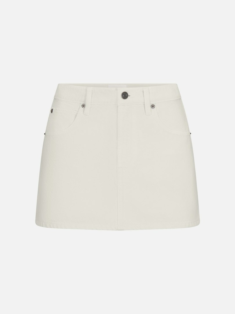 FRAME Women's The Mini Skirt Shell Denim Size 33