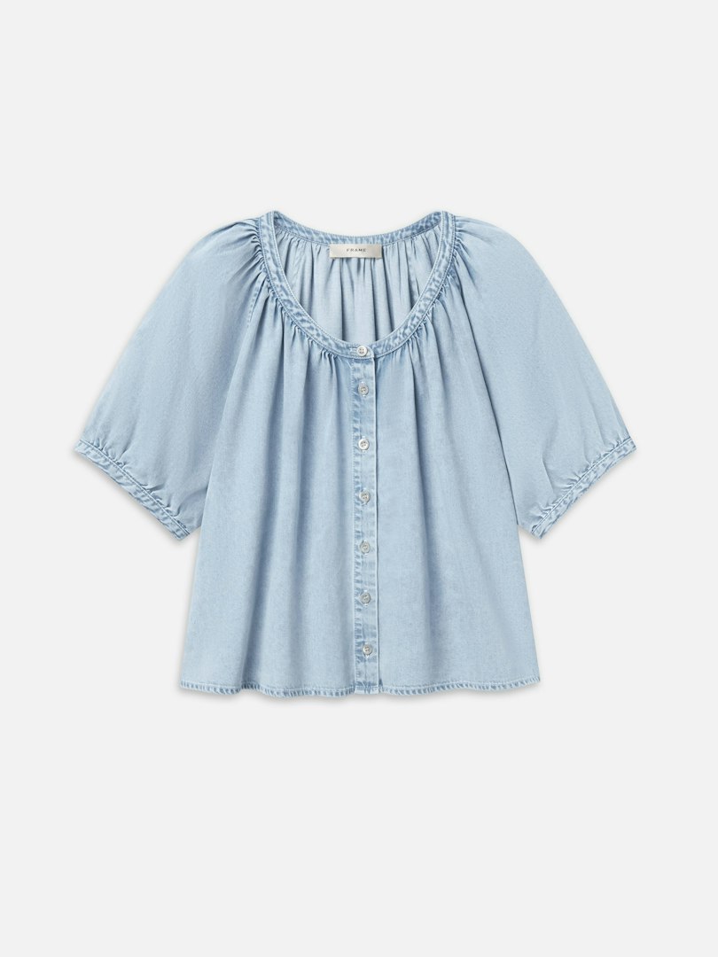 FRAME Women's The Resort Shirt Haven Size Medium