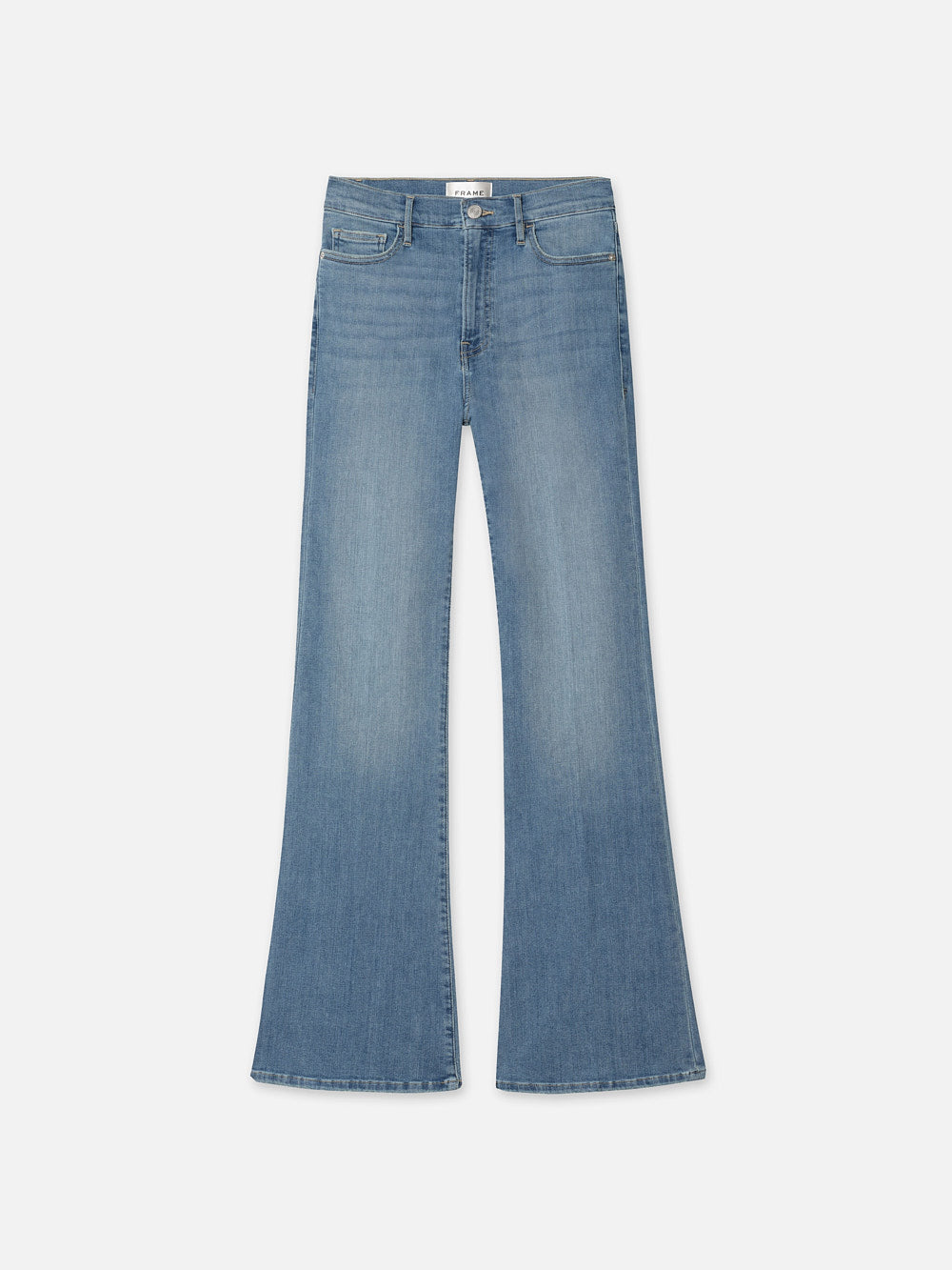 Frame Le Easy Flare Jeans In Blue