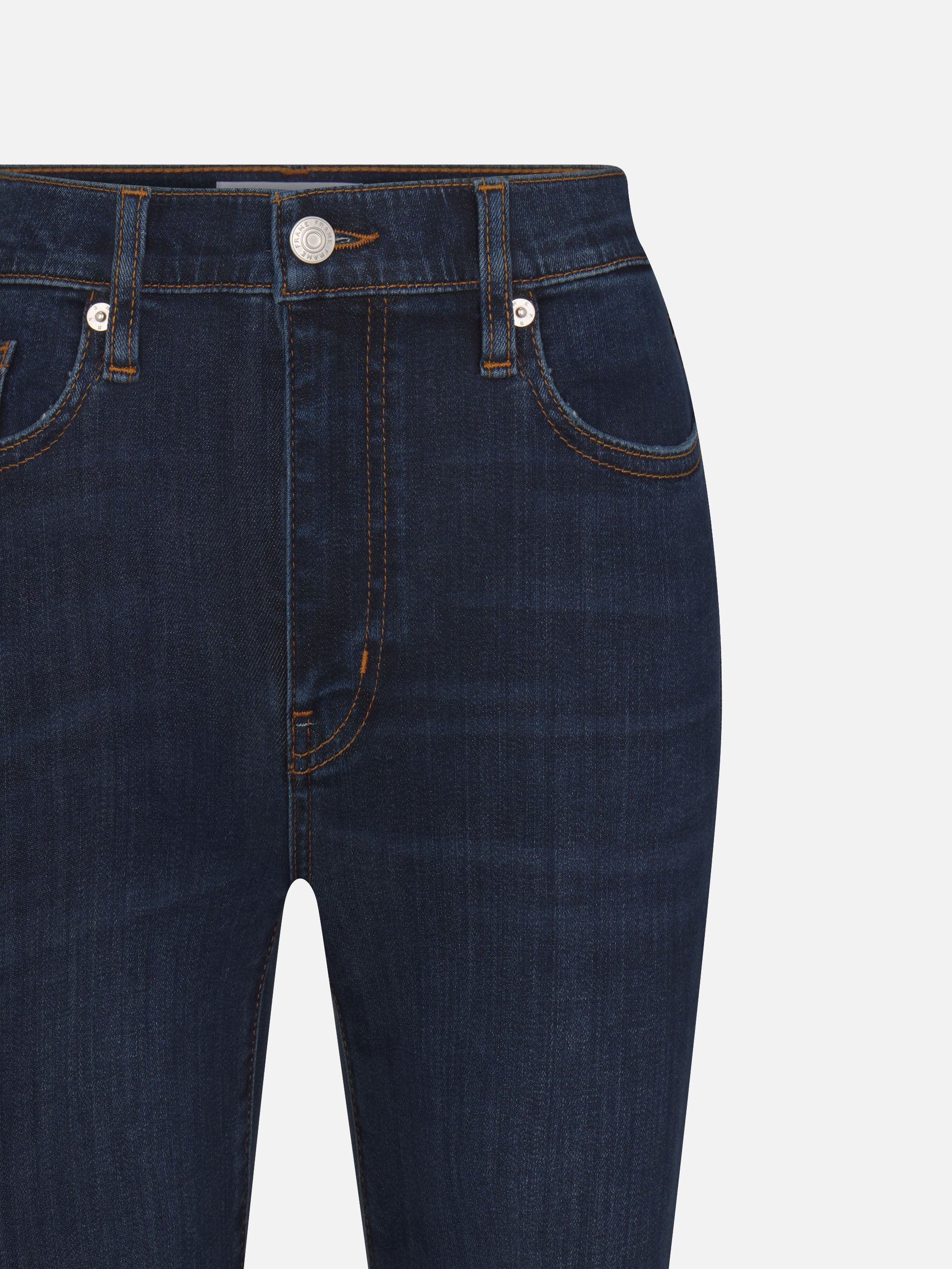 【送料&関税込】Frame Le High Skinny Jeans FRAME Women's Le High Skinny Jeans, Dublin, Blue, 23 at