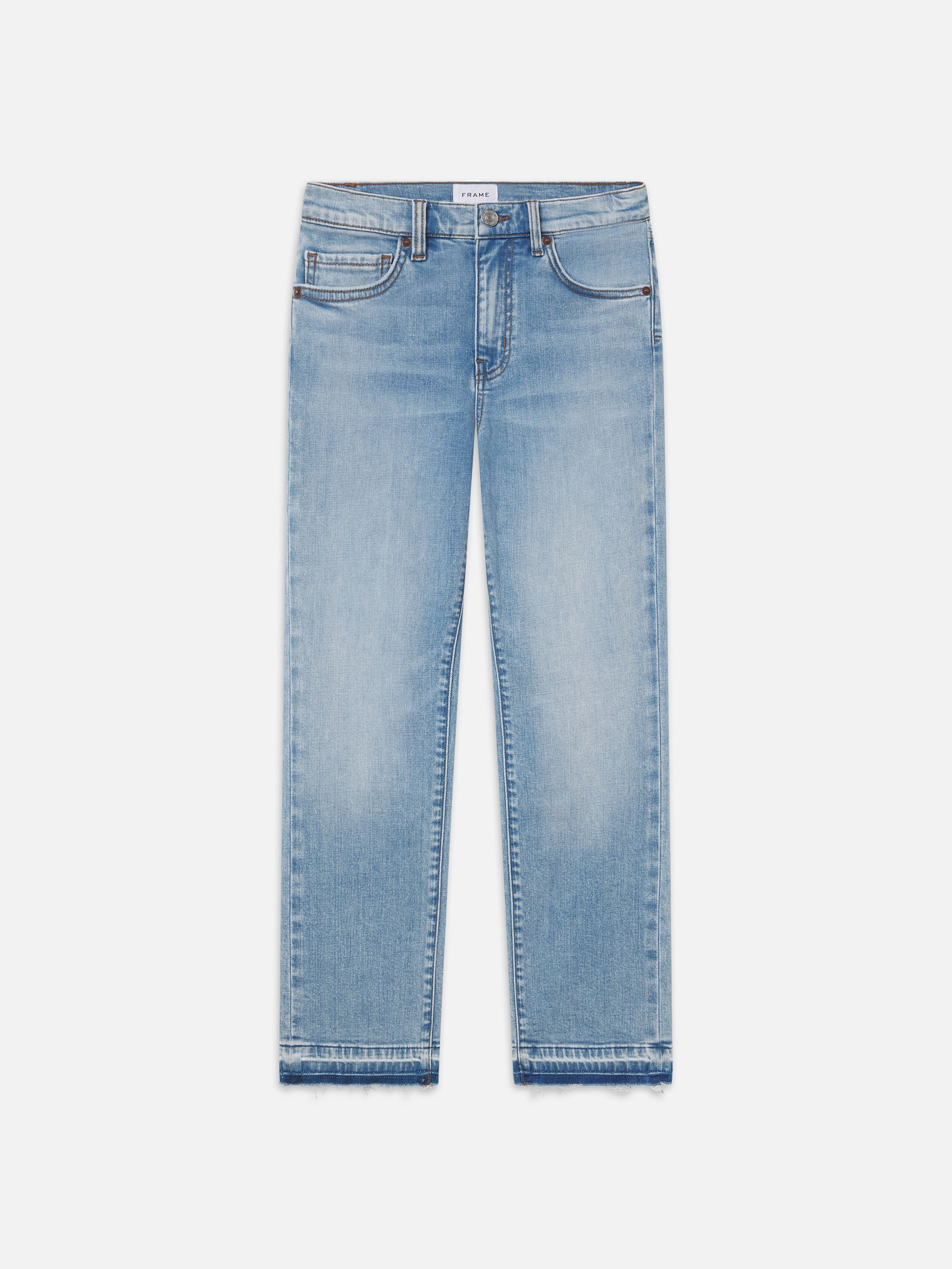 Frame Denim Le High Straight Jeans shops in Broadway