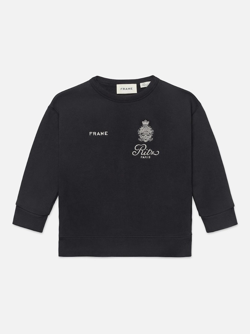 FRAME Ritz Kids' Crewneck Sweatshirt 100% Cotton Size 4