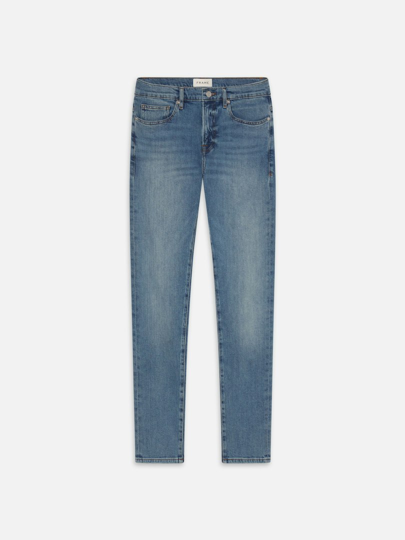 FRAME Women's L'Homme Athletic Jeans Sand Park Denim Size 29