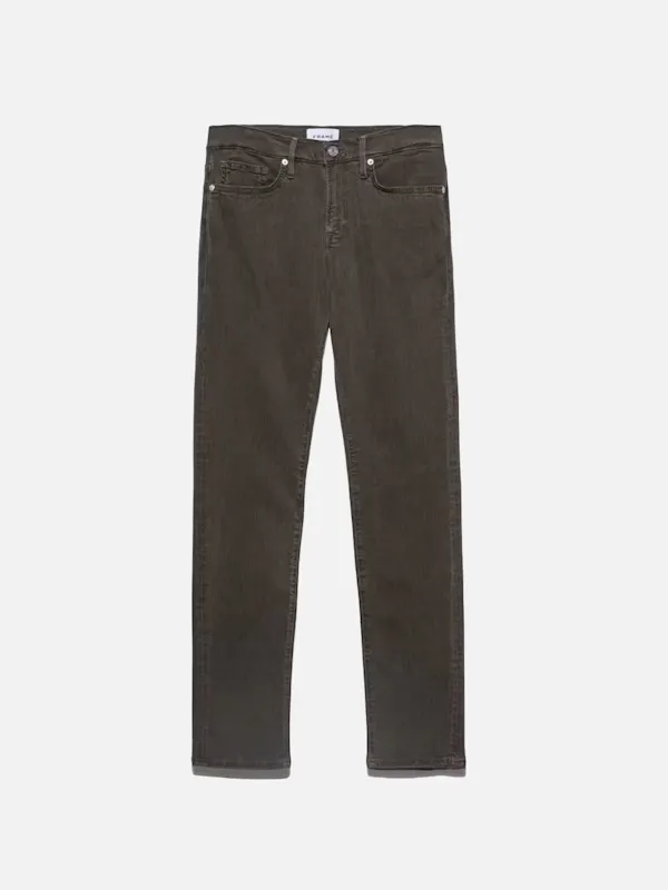 L'Homme Slim Brushed Twill Noir