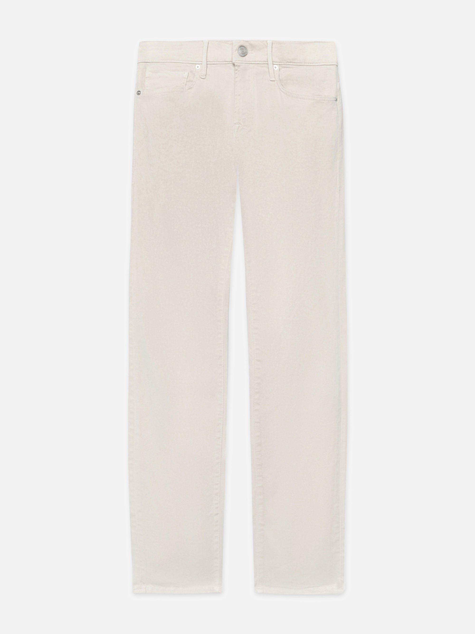 パンツ BLUMARINE White Stretch Twill Pant Straight-leg Twill Pants | Blumarine