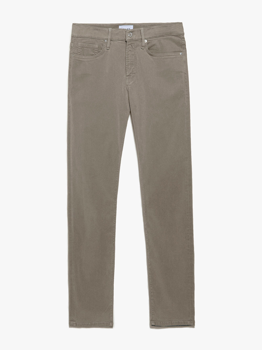 Frame L'homme Slim Brushed Twill Jeans In Neutrals