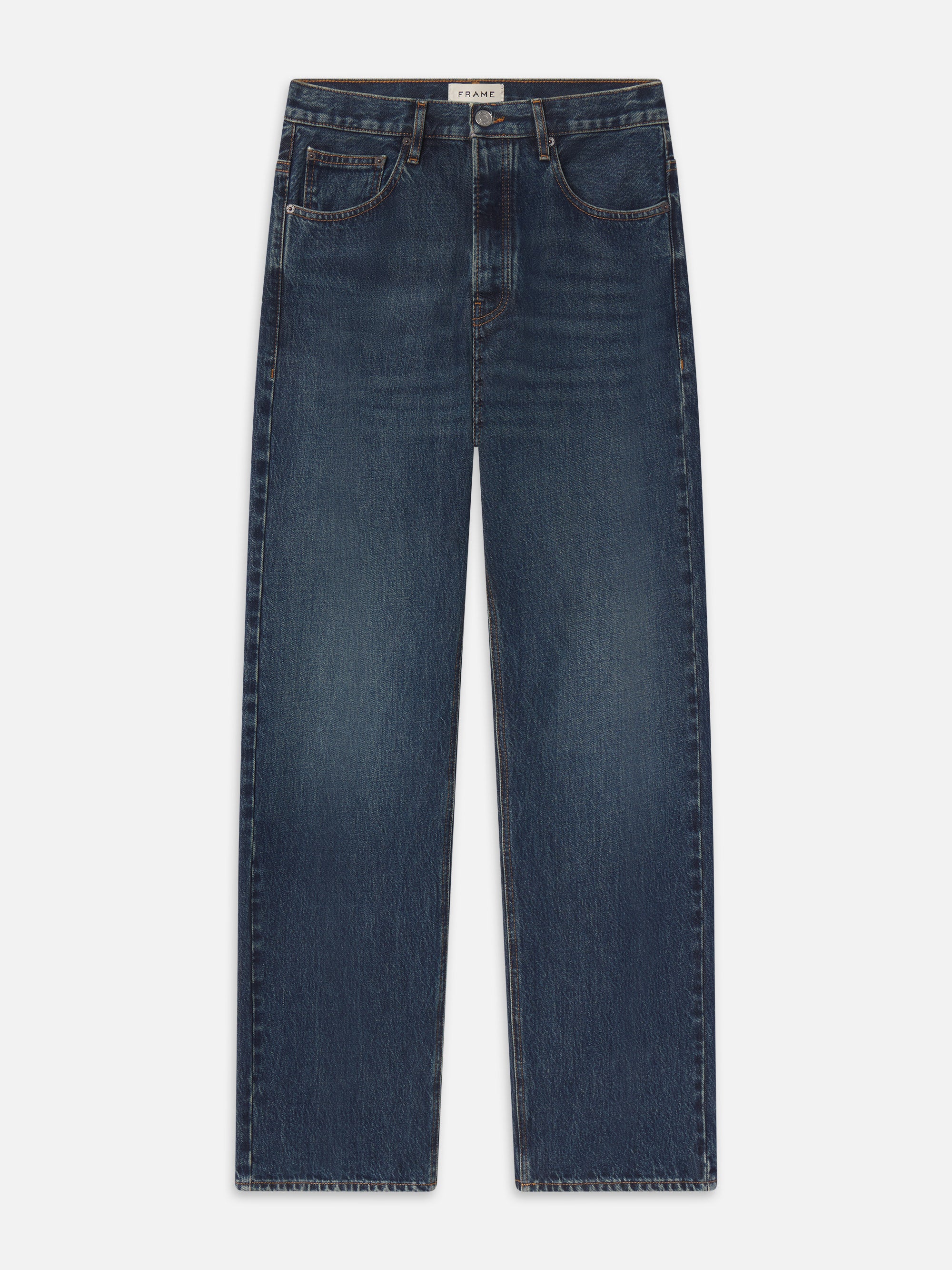 Frame The Straight Jeans In Blue