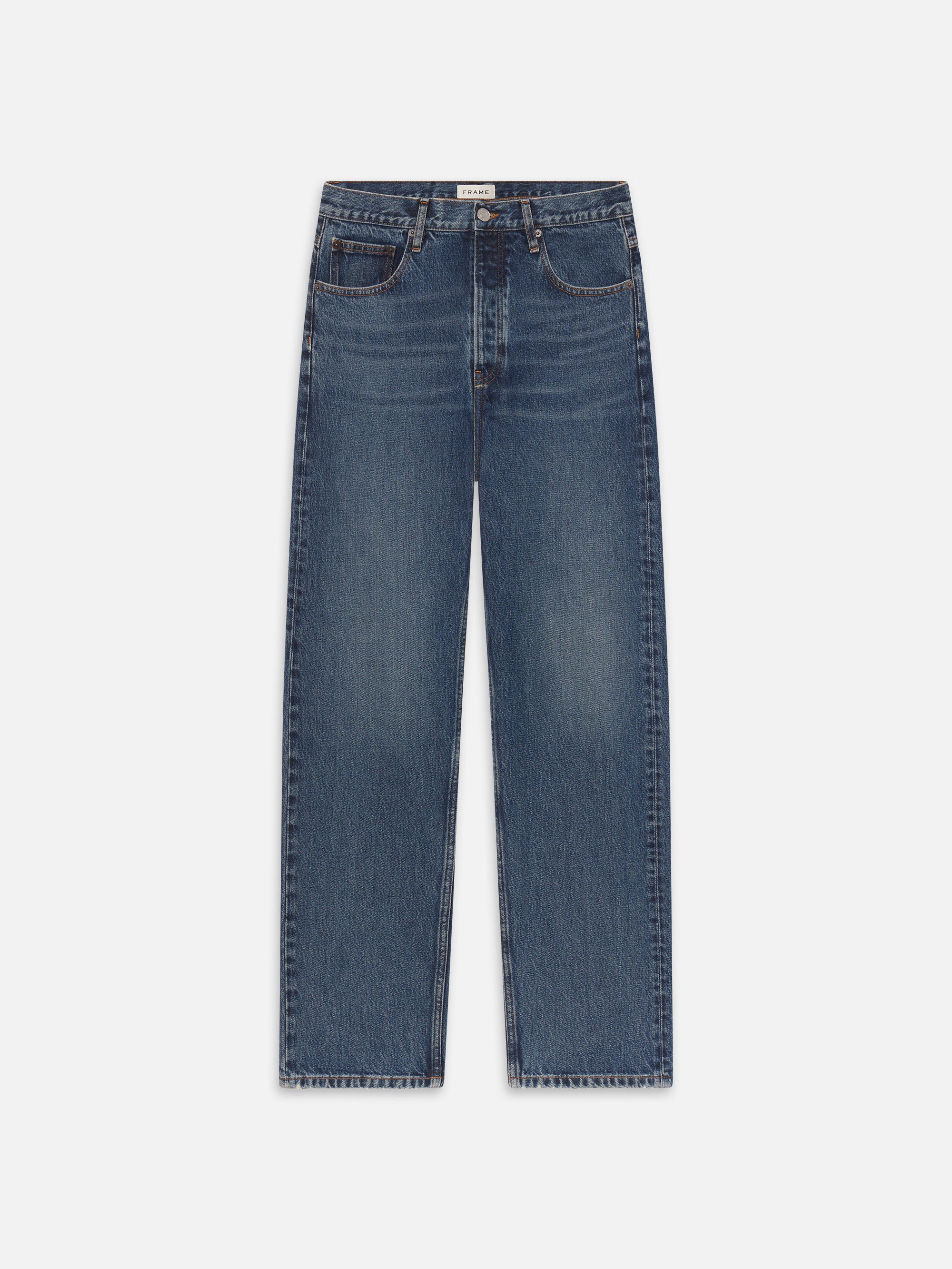 Frame The Straight Jeans In Blue