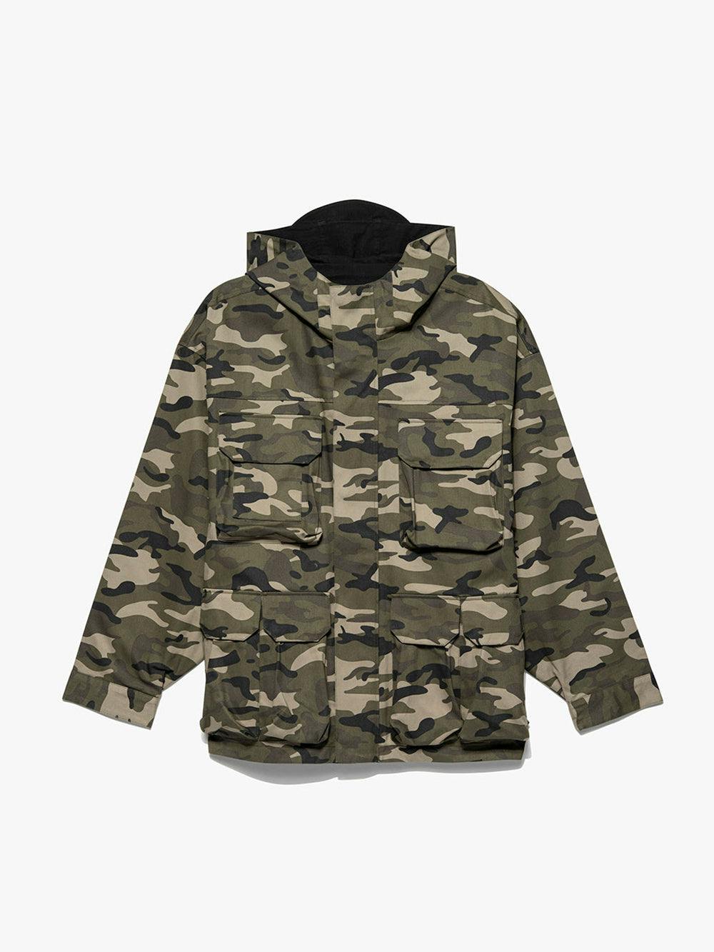 Reversible Camo Parka in Camo/Noir – FRAME