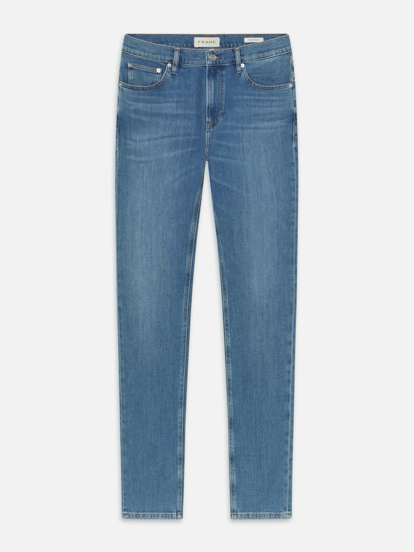 FRAME Women's Modern Straight Jeans Ridgeway Denim Size 38