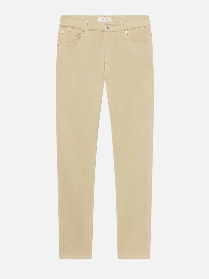 FRAME Men's Modern Straight Brushed Twill Jeans Denim Size 36