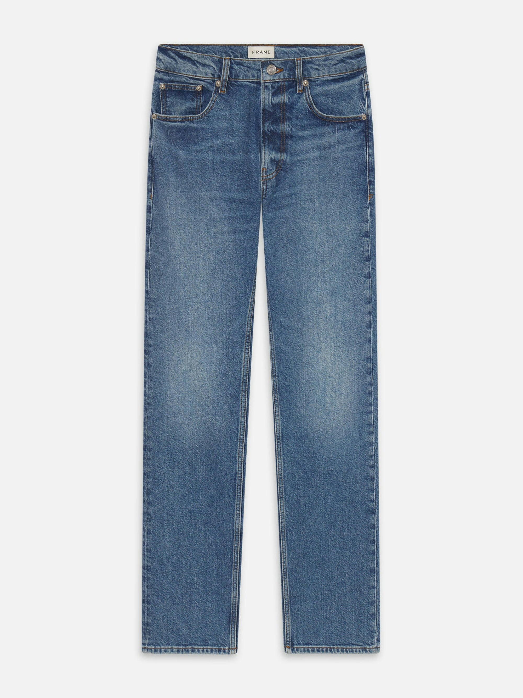 theredthread S straight denim basic Mサイズ Waist-Match™ Marilyn Straight Jeans In Plus Size - Romance