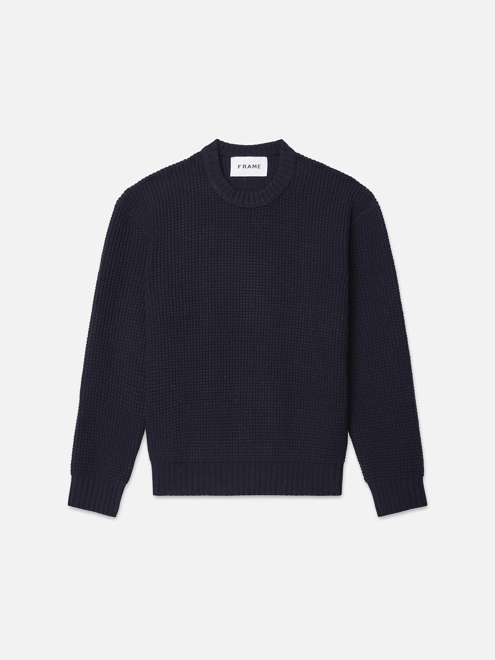 Wool Crewneck Sweater in Navy – FRAME