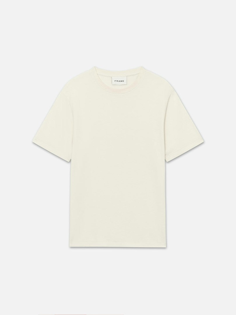 FRAME Men's Duo Fold T-Shirt Cotton Size Medium