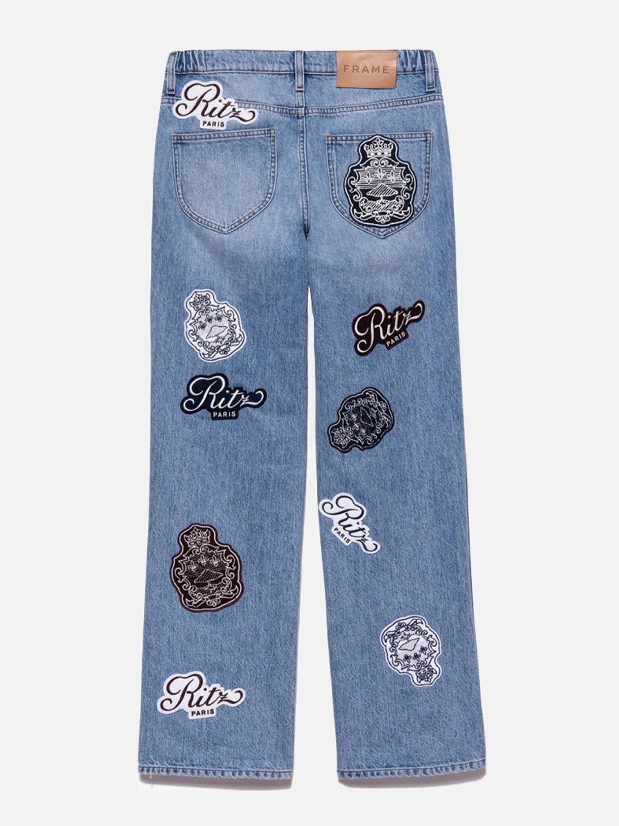 【送料&関税込】Frame the Ritz Ruler Blue Flared Jeans With THE RITZ RULER TABOO – FRAME