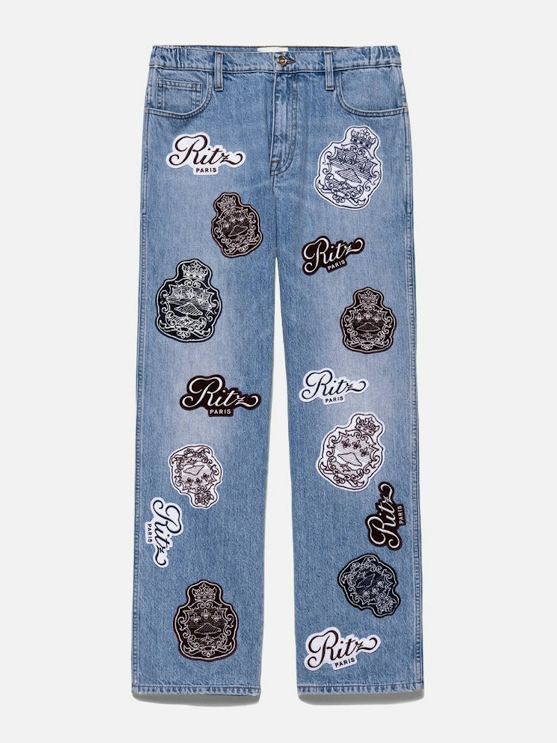 FRAME Ritz Men's Wide Leg Jeans Saint-Rustique Denim Size 29