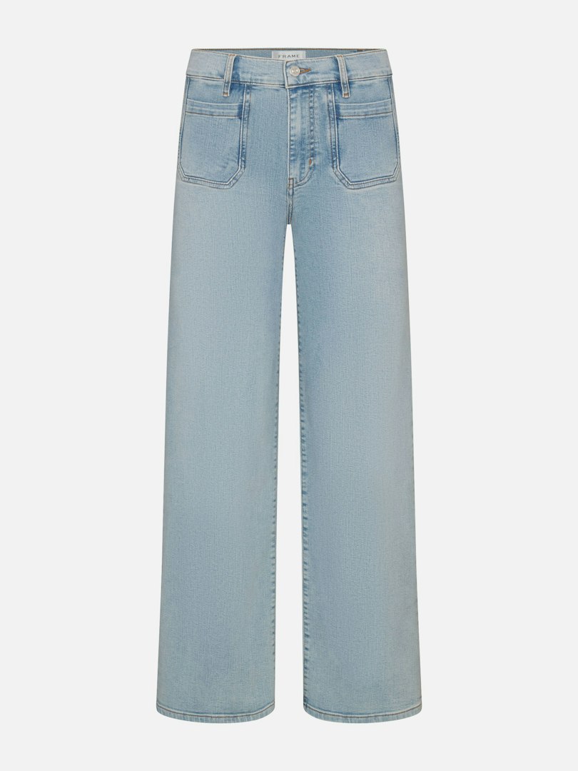 FRAME Women's Le Pixie Slim Palazzo Modernist Pocket Jeans Denim Size 29