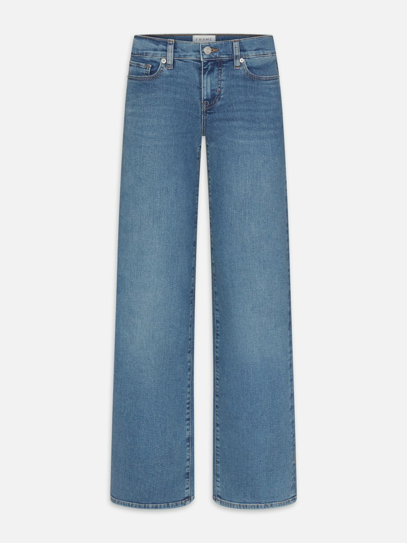 FRAME Women's Low Rise Le Slim Palazzo Jeans Denim Size 29