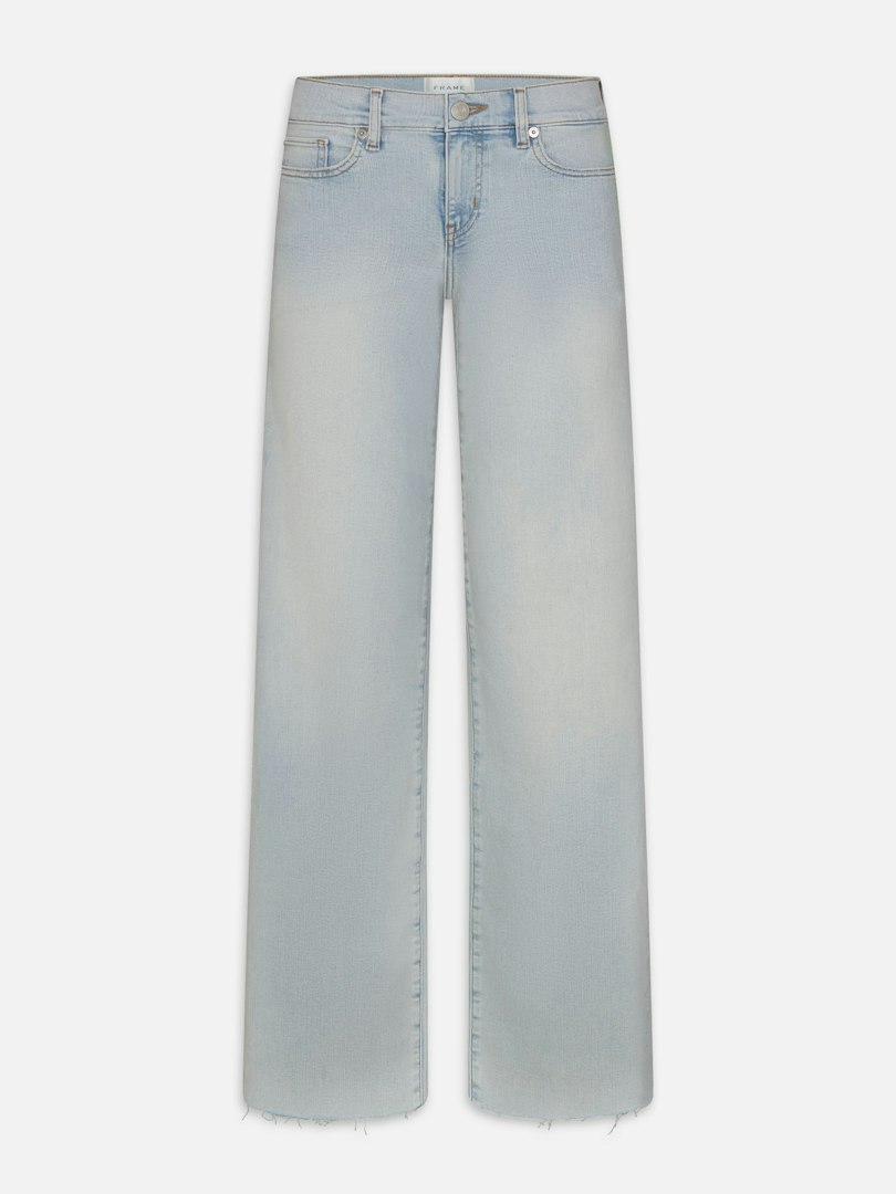 FRAME Women's Low Rise Le Slim Palazzo Jeans Denim Size 25