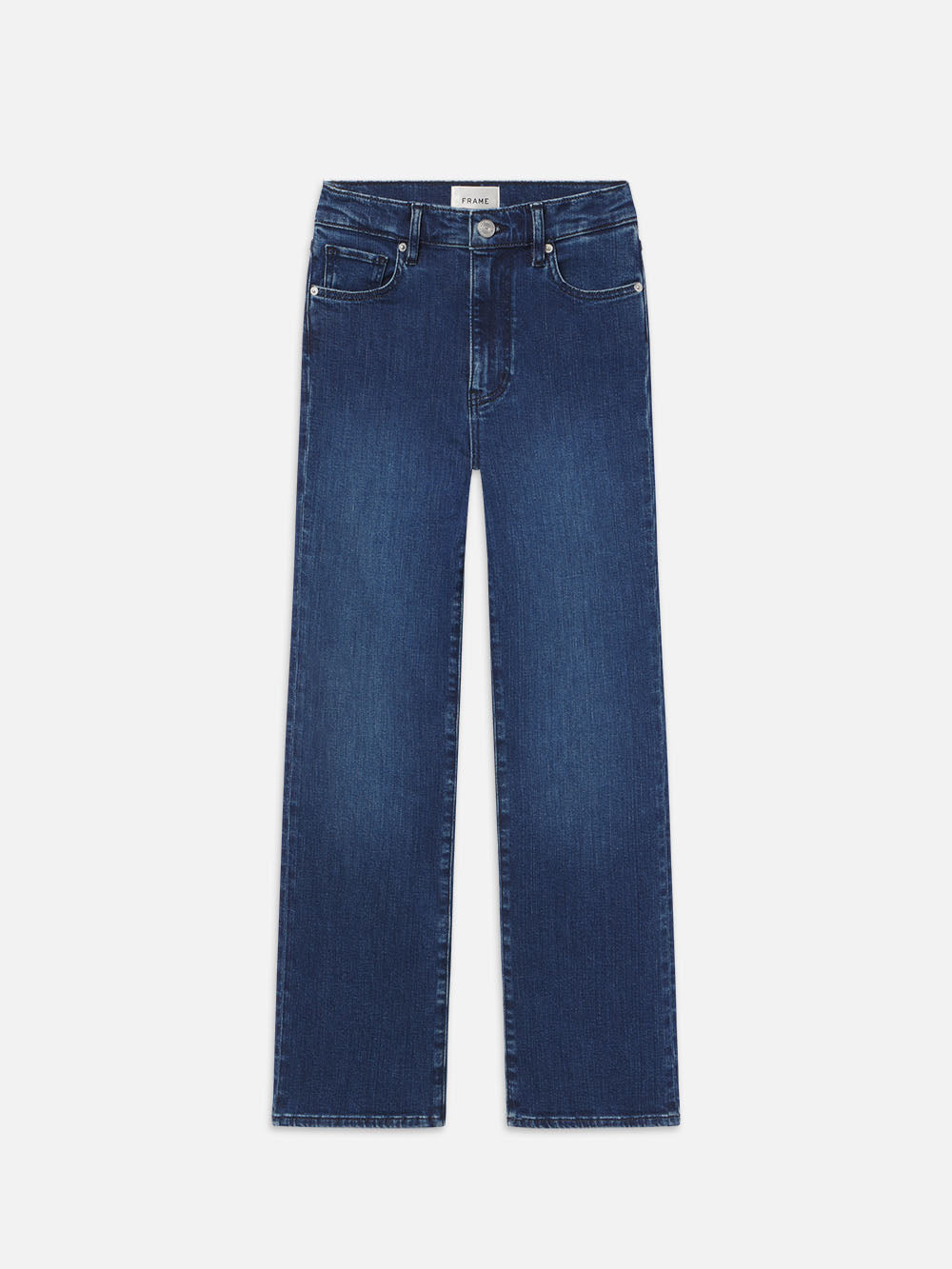 FRAME 'Le Garcon' Front-Cuff deals Cropped Jeans In Monsoon Rips