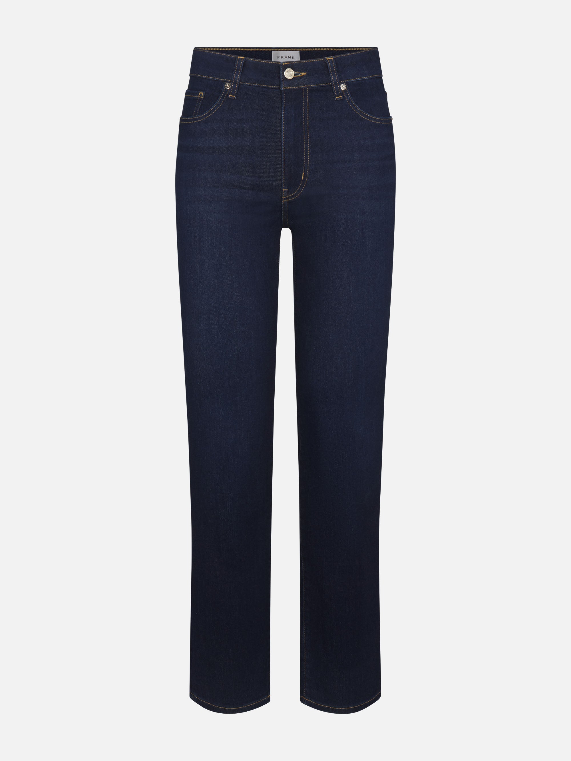 Frame Le Sleek Straight Jeans In Blue