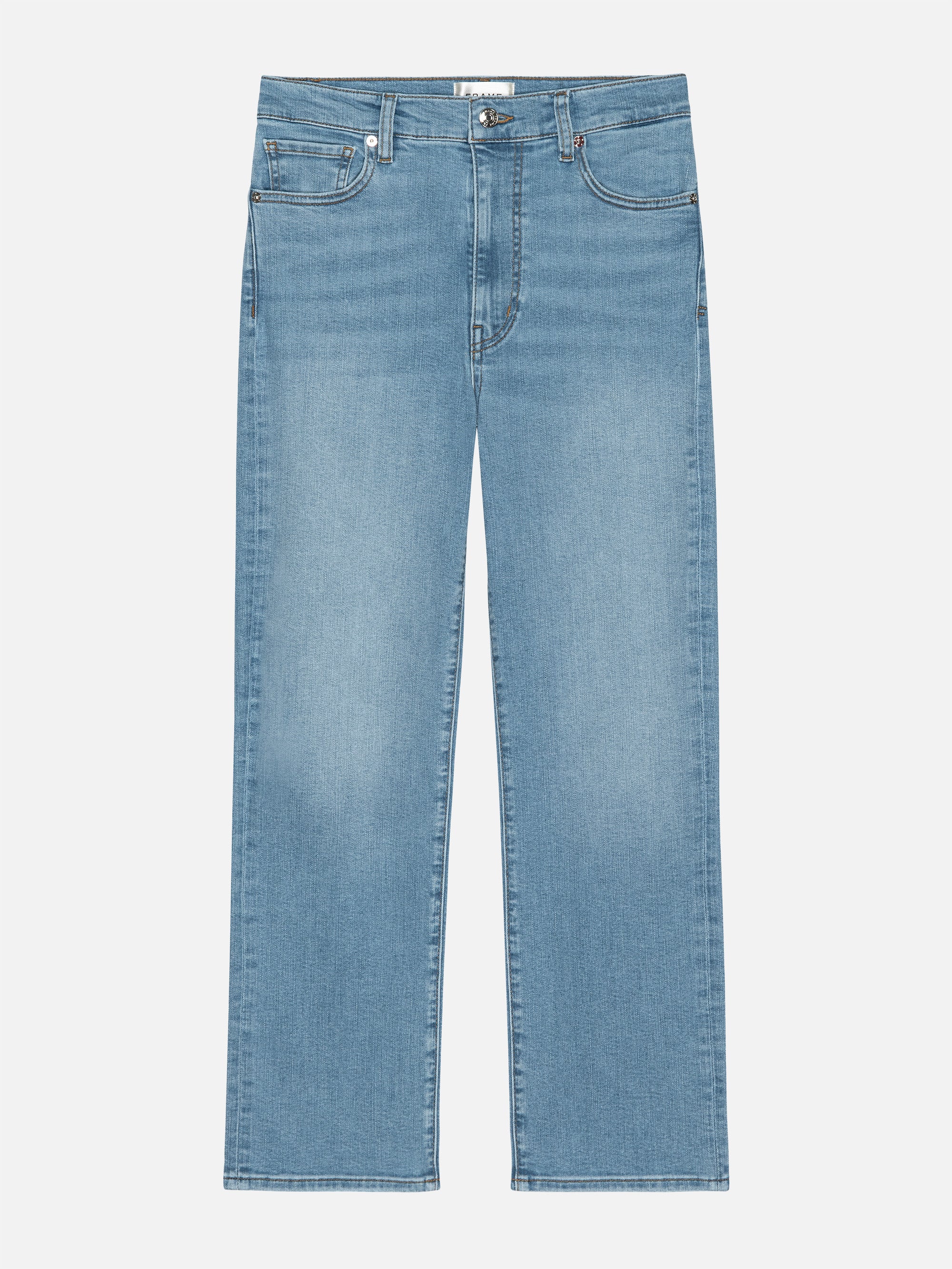 Frame Le Sleek Straight Jeans In Blue