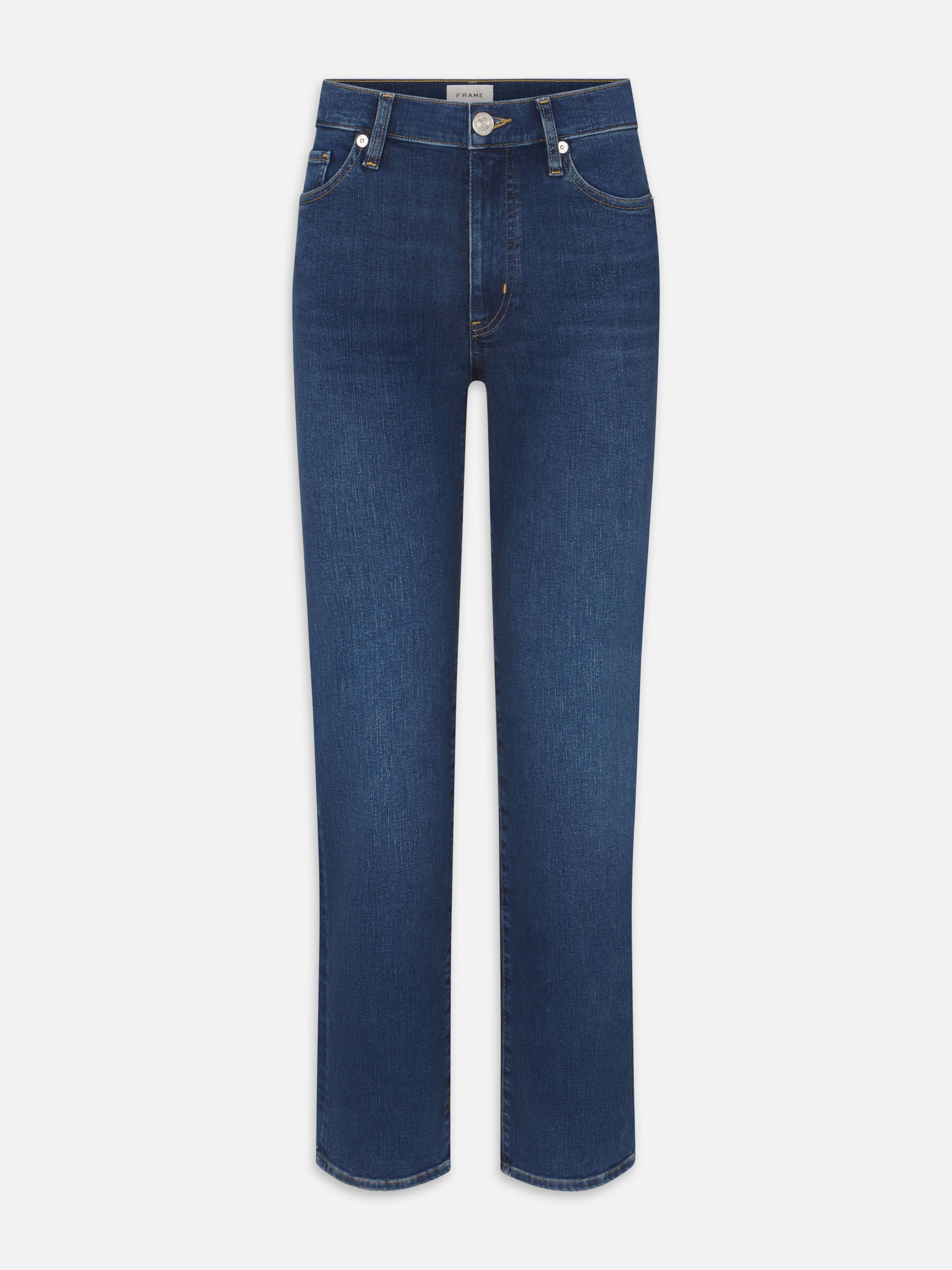 Frame Pixie Le Sleek Straight Jeans In Blue