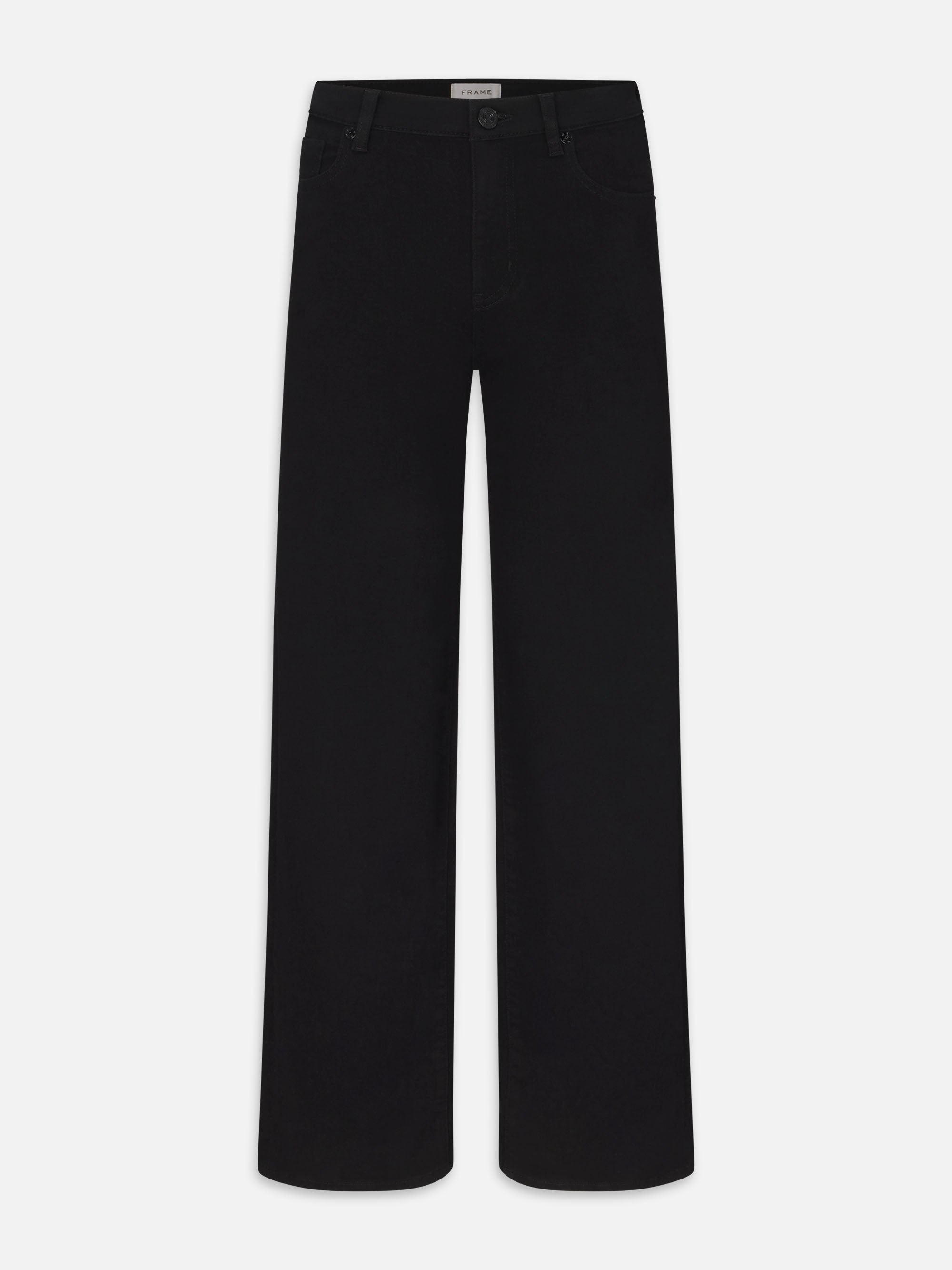 Frame Le Slim Palazzo Wide Leg Jeans In White