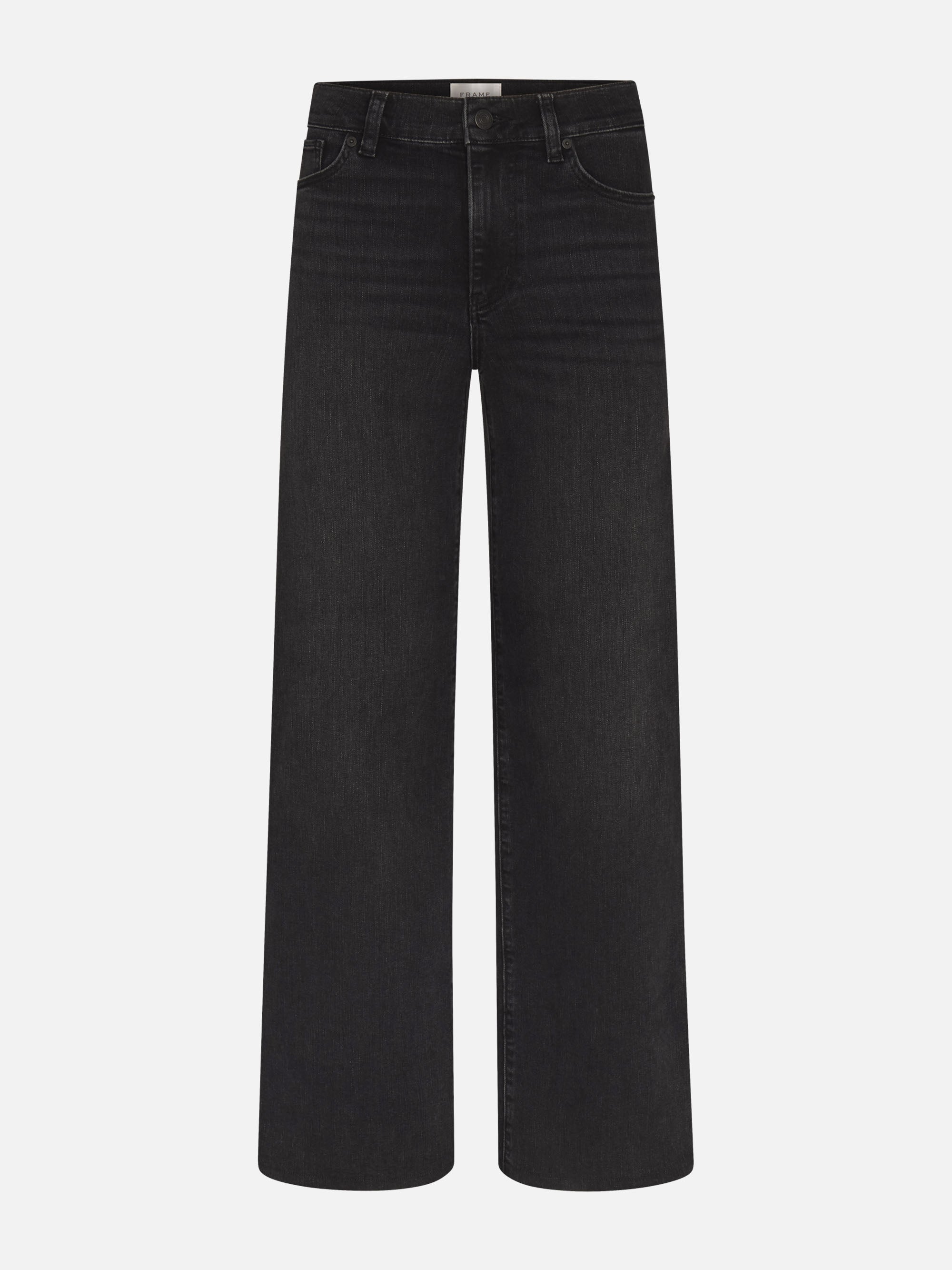Frame Le Slim Palazzo Jeans In Black