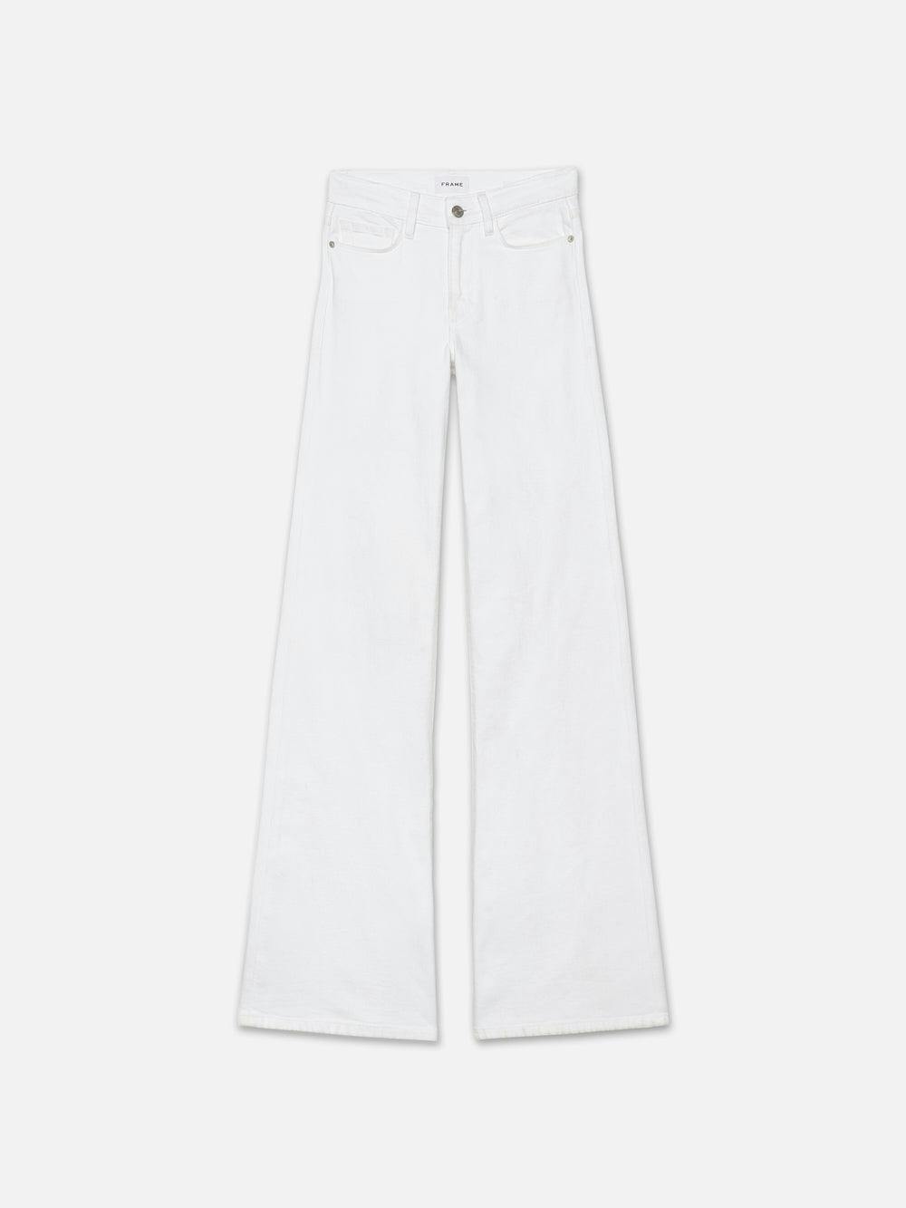 LE SLIM PALAZZO WHITE FRAME