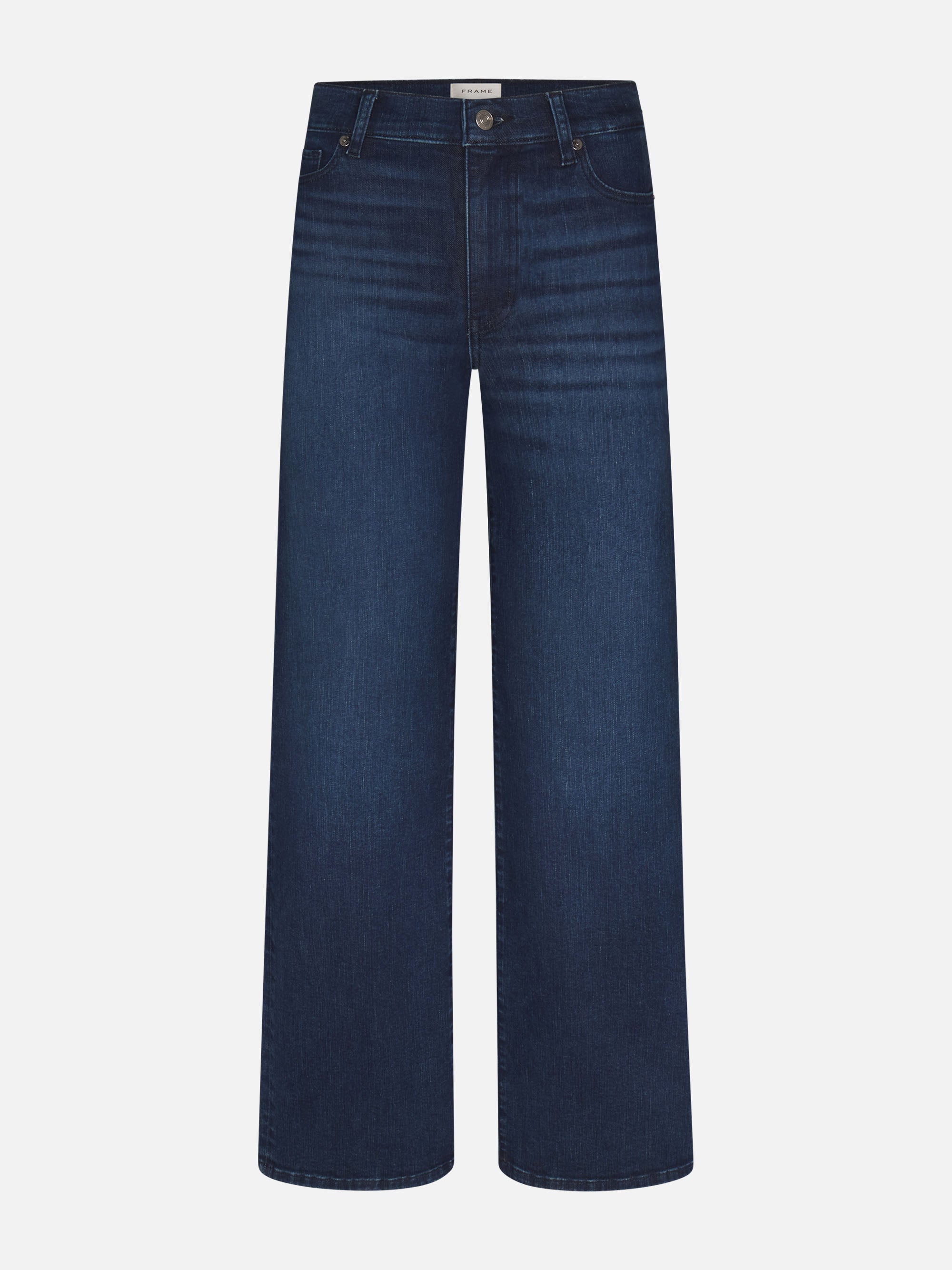 Frame Le Slim Palazzo Jeans In Gray